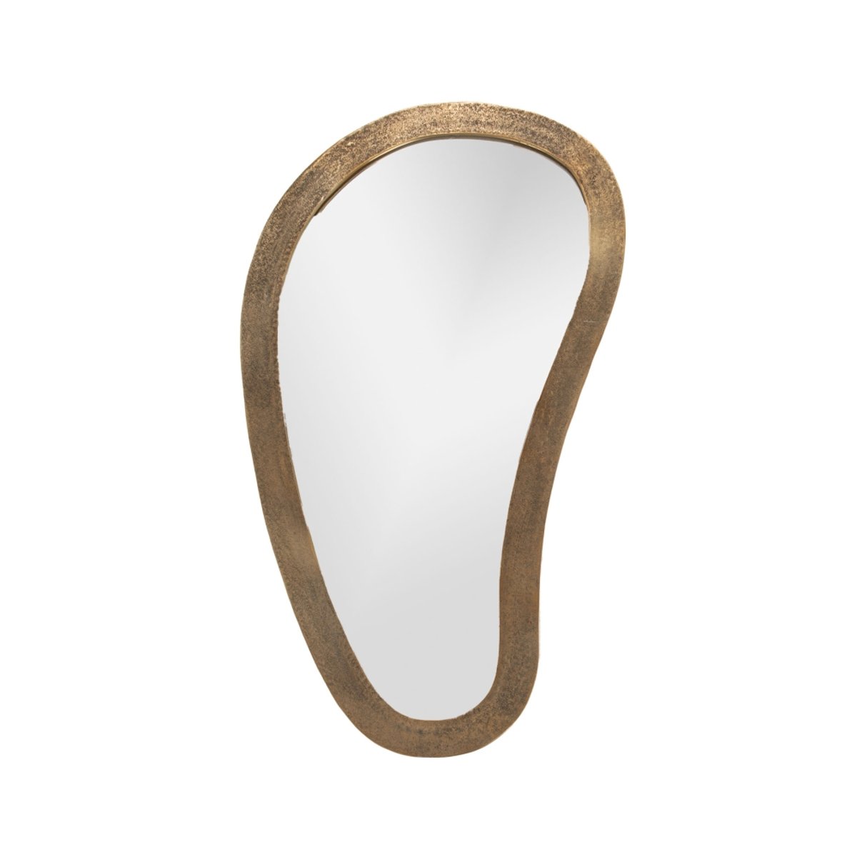 Miroir goutte en aluminium doré L104 or / doré, AMADEUS