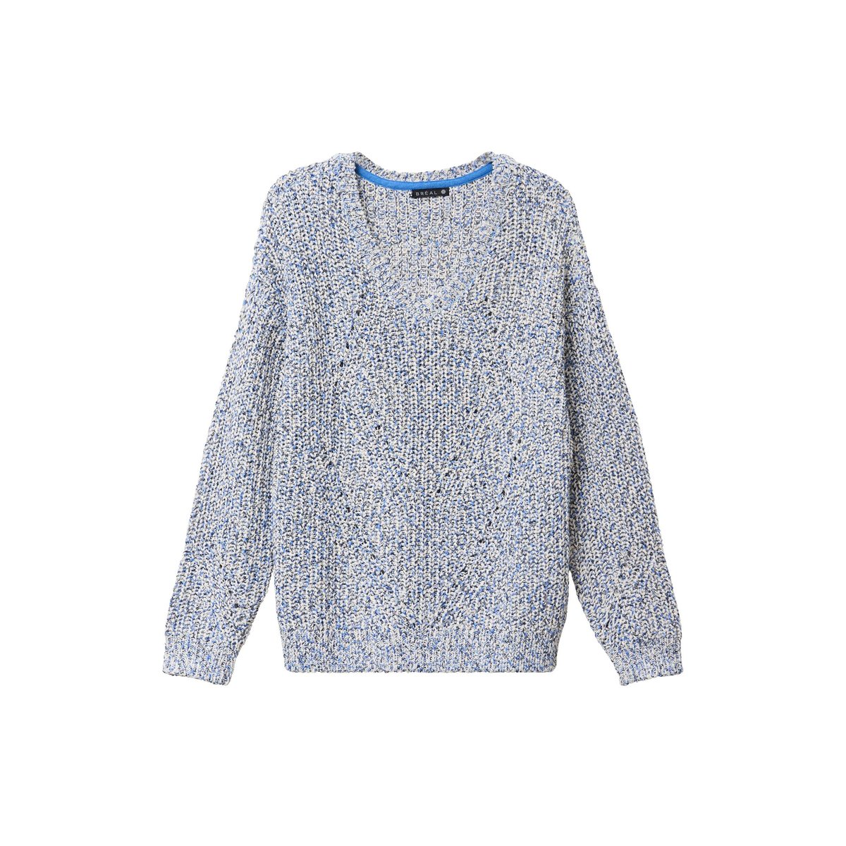 Pull col v bleu roi, BREAL