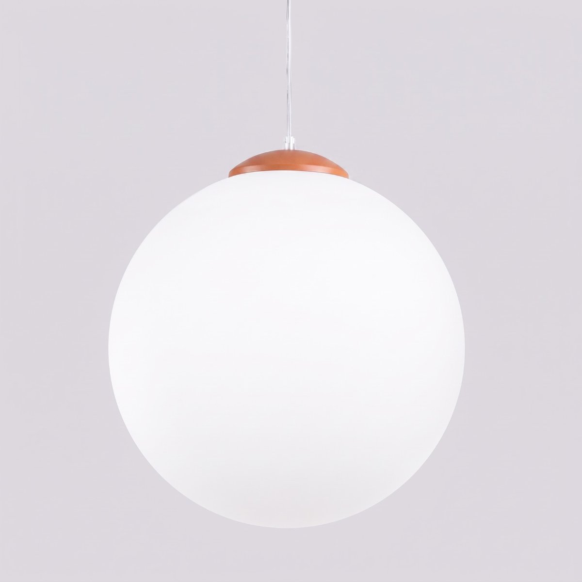 Suspension Acier Ocre Rouge E27 1 Ugo ocre rouge, EDEN