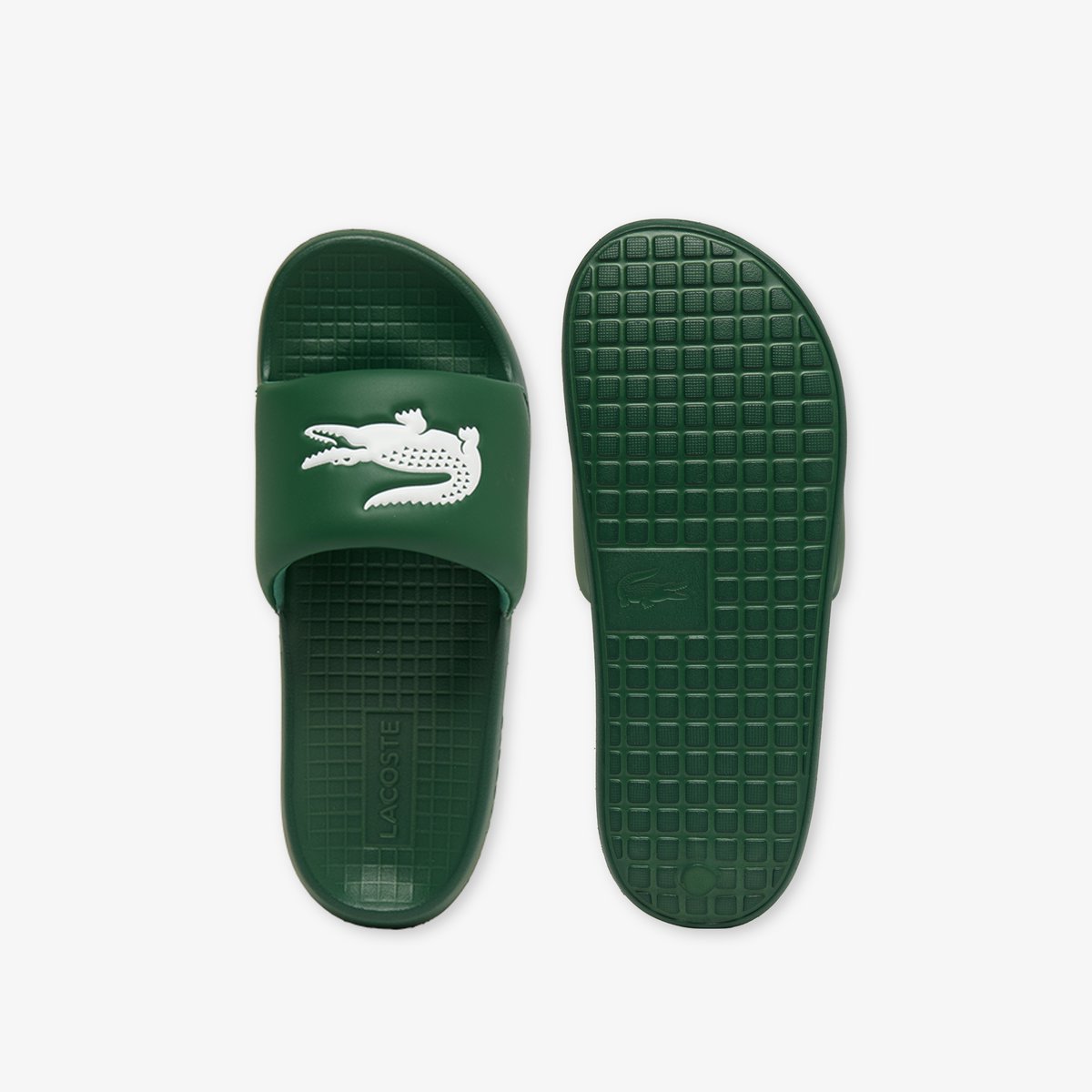 Claquettes Serve Slides 1.0 homme vert-2d2, LACOSTE