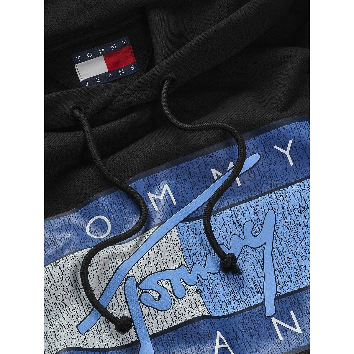 Sweat com capuz e logótipo preto , TOMMY JEANS