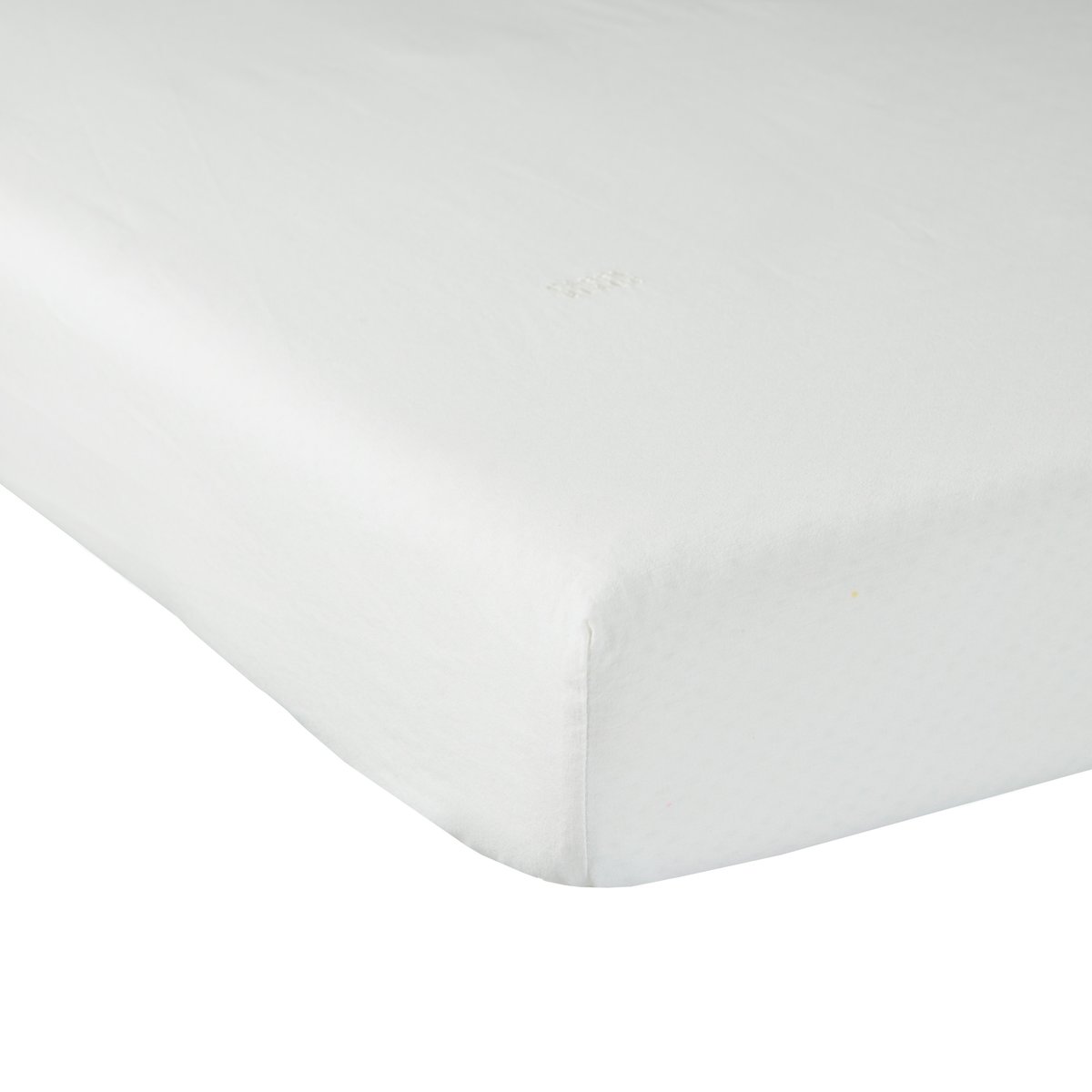 Drap housse coton ORIGINE ivoire, CARRE BLANC