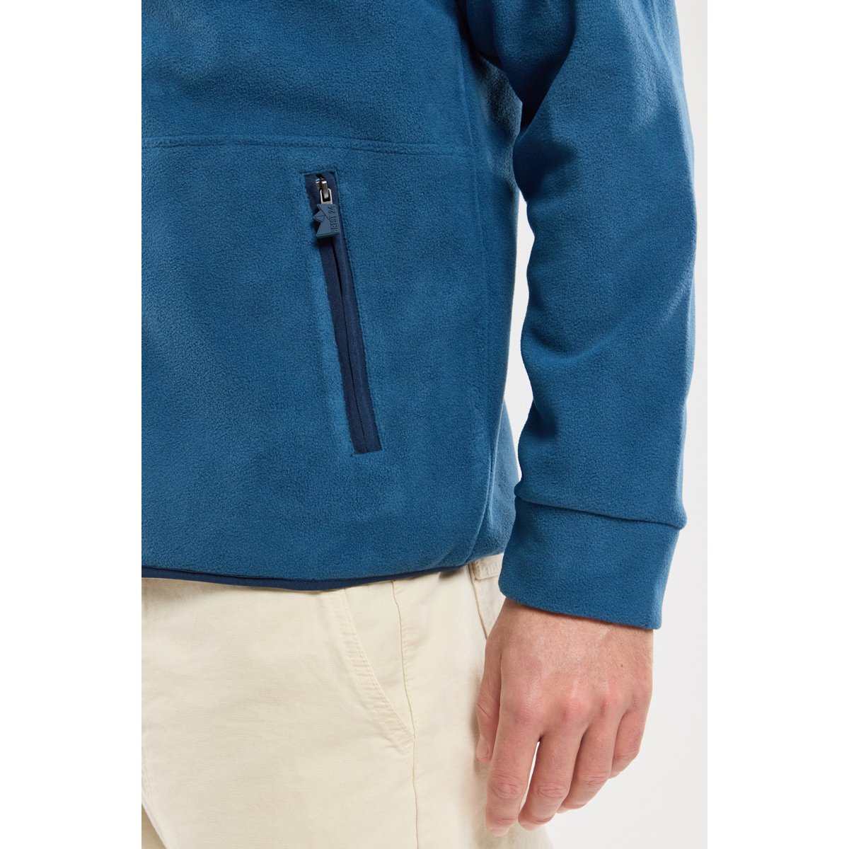 Polaire avec badge - Homme titan int-titan/ivoire, ARMOR-LUX
