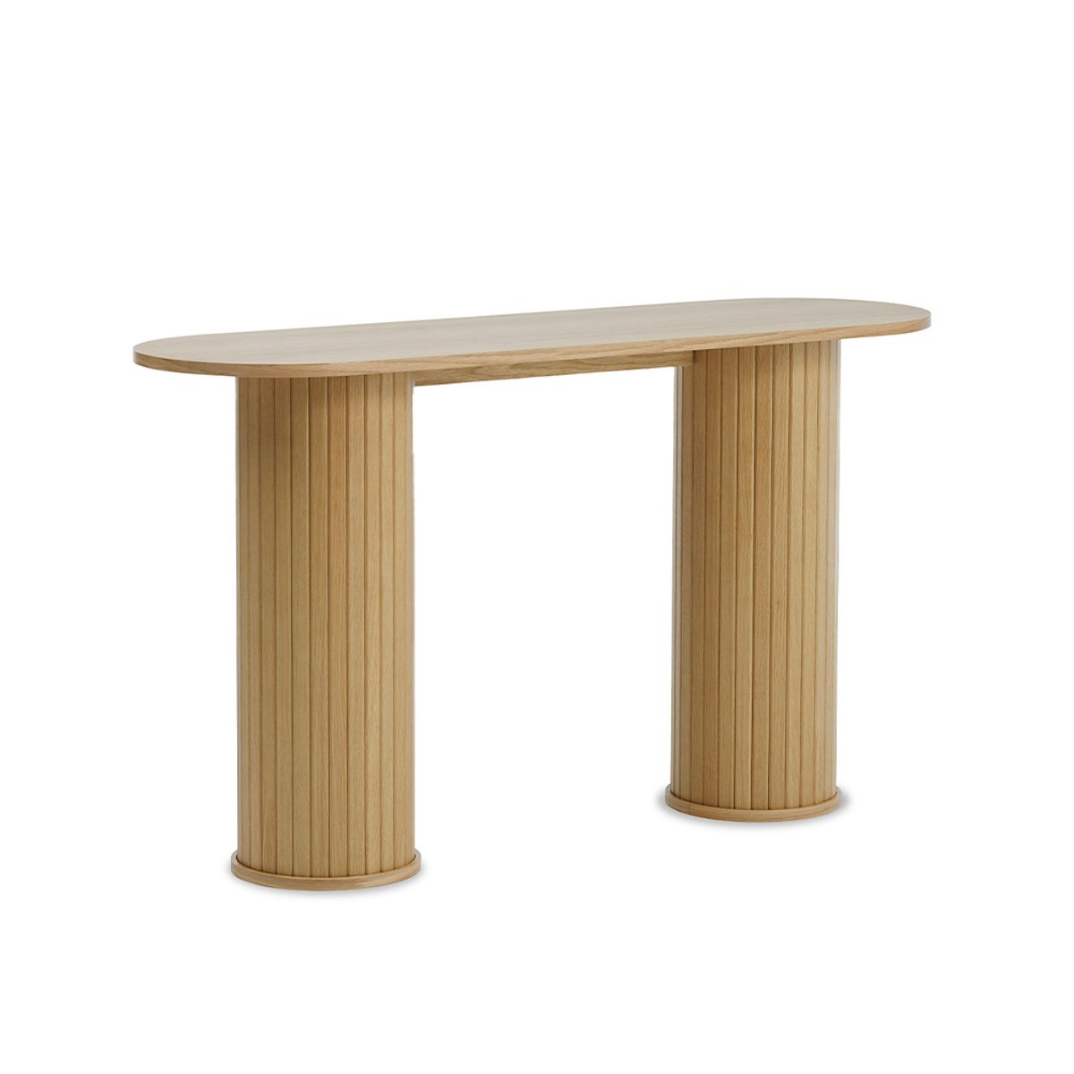 Console - Bois naturel - ALBA marron, MAISON AUBERTIN