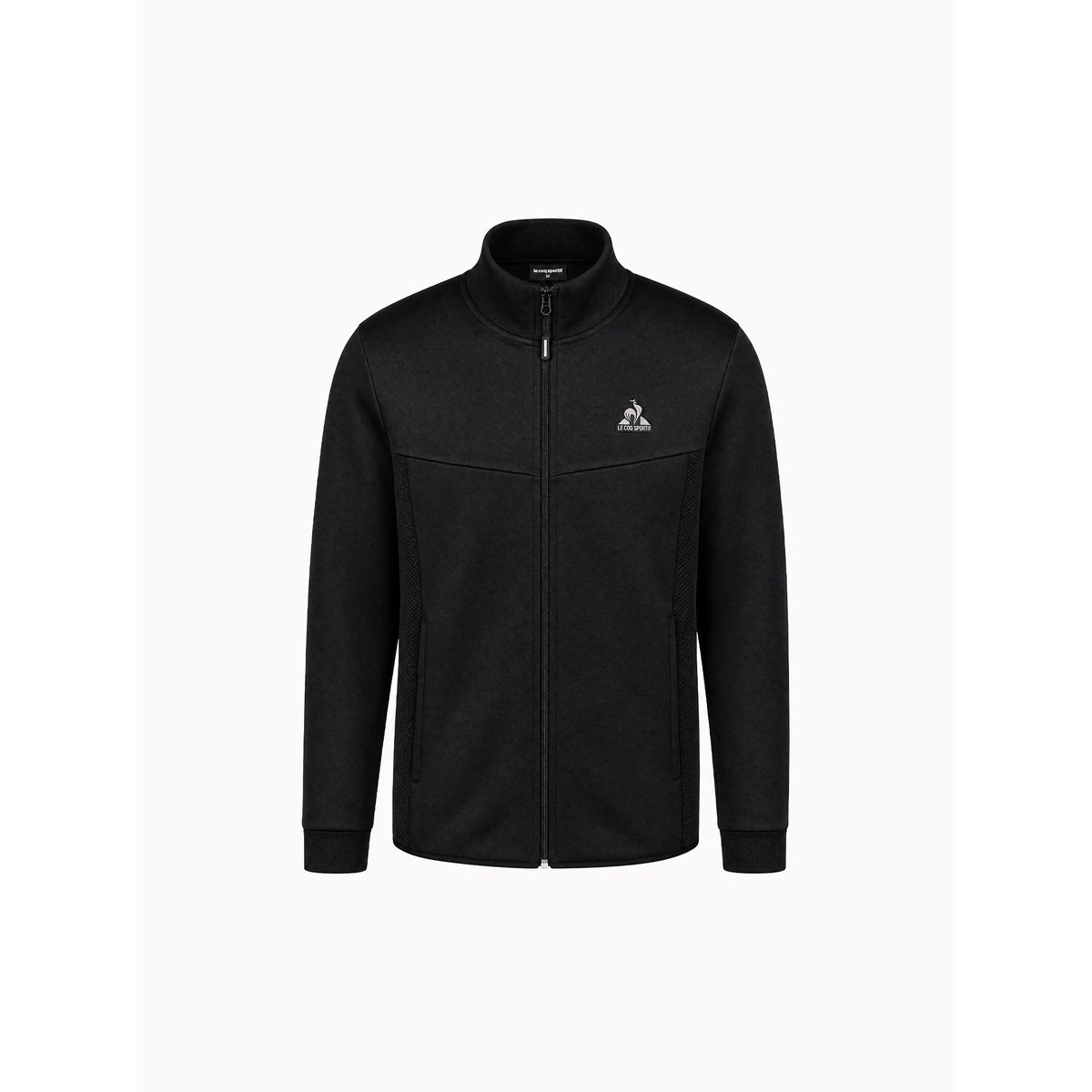Sweat zippé Coq d'Argent noir, LE COQ SPORTIF