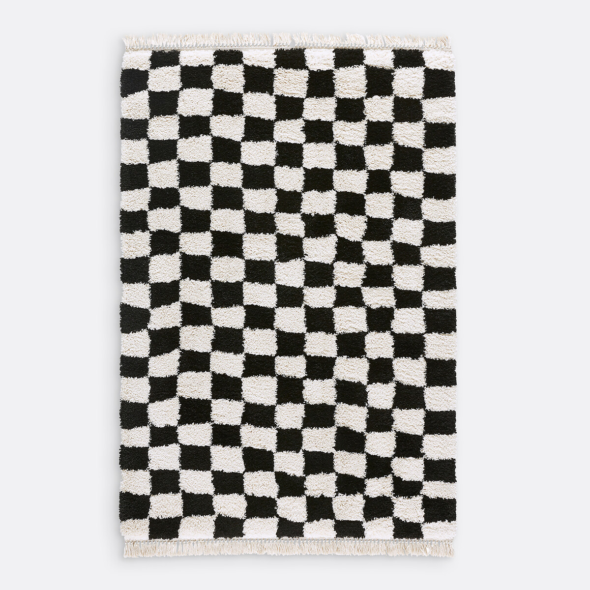 Danito Checkerboard Rug black, LA REDOUTE INTERIEURS