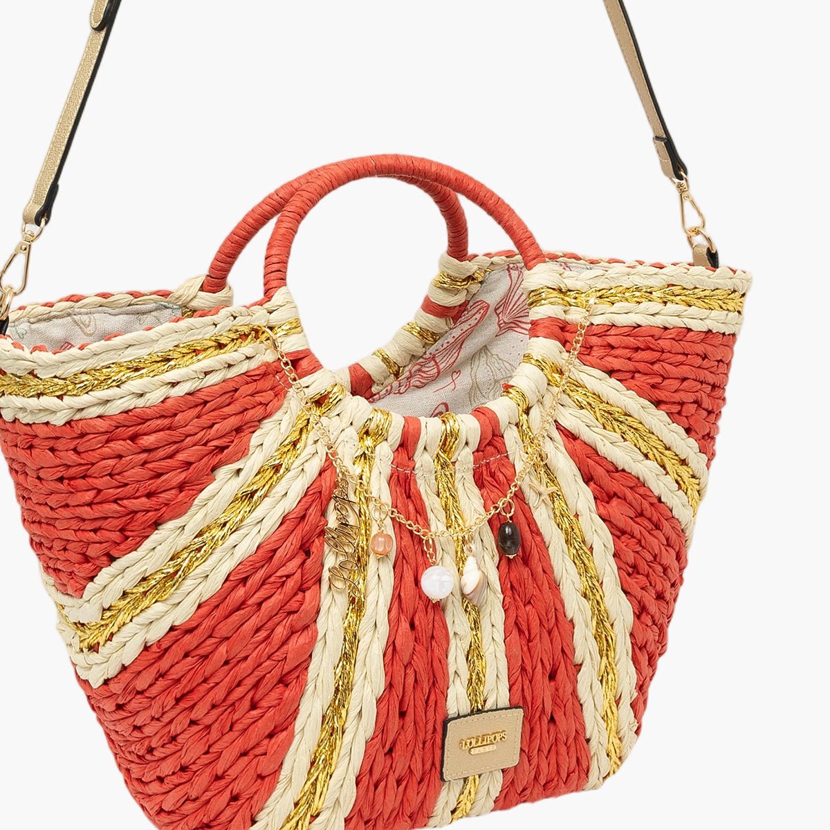 Grand panier Sotta corail, LOLLIPOPS