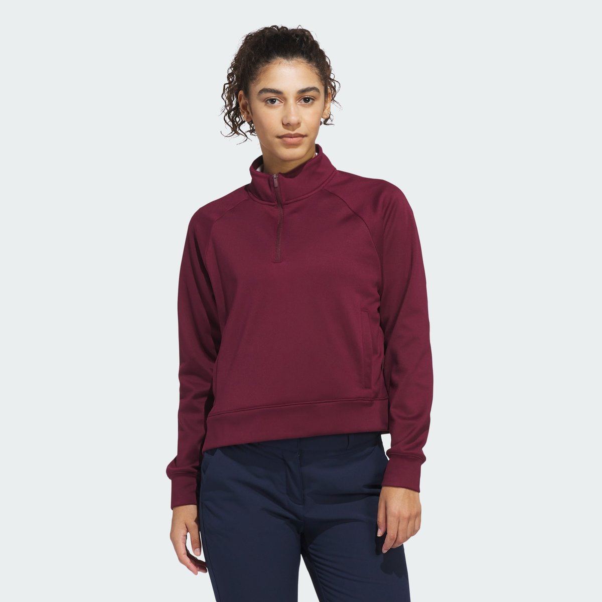 Sweat-Shirt À Capuche Zip 1/4 Ultimate365+ Climawarm Loose Sweat-Shirt À Capuche Zip 1/4 Ultimate365+ Climawarm Loose maroon, adidas Performance
