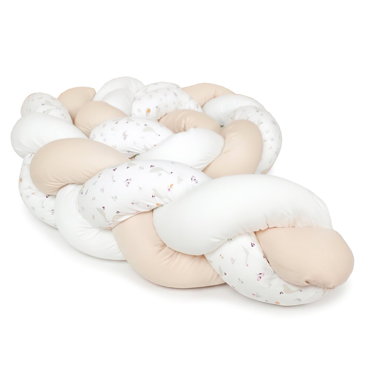 Tresse de lit universelle, tour de lit SIDONIA beige, SEVIRA KIDS