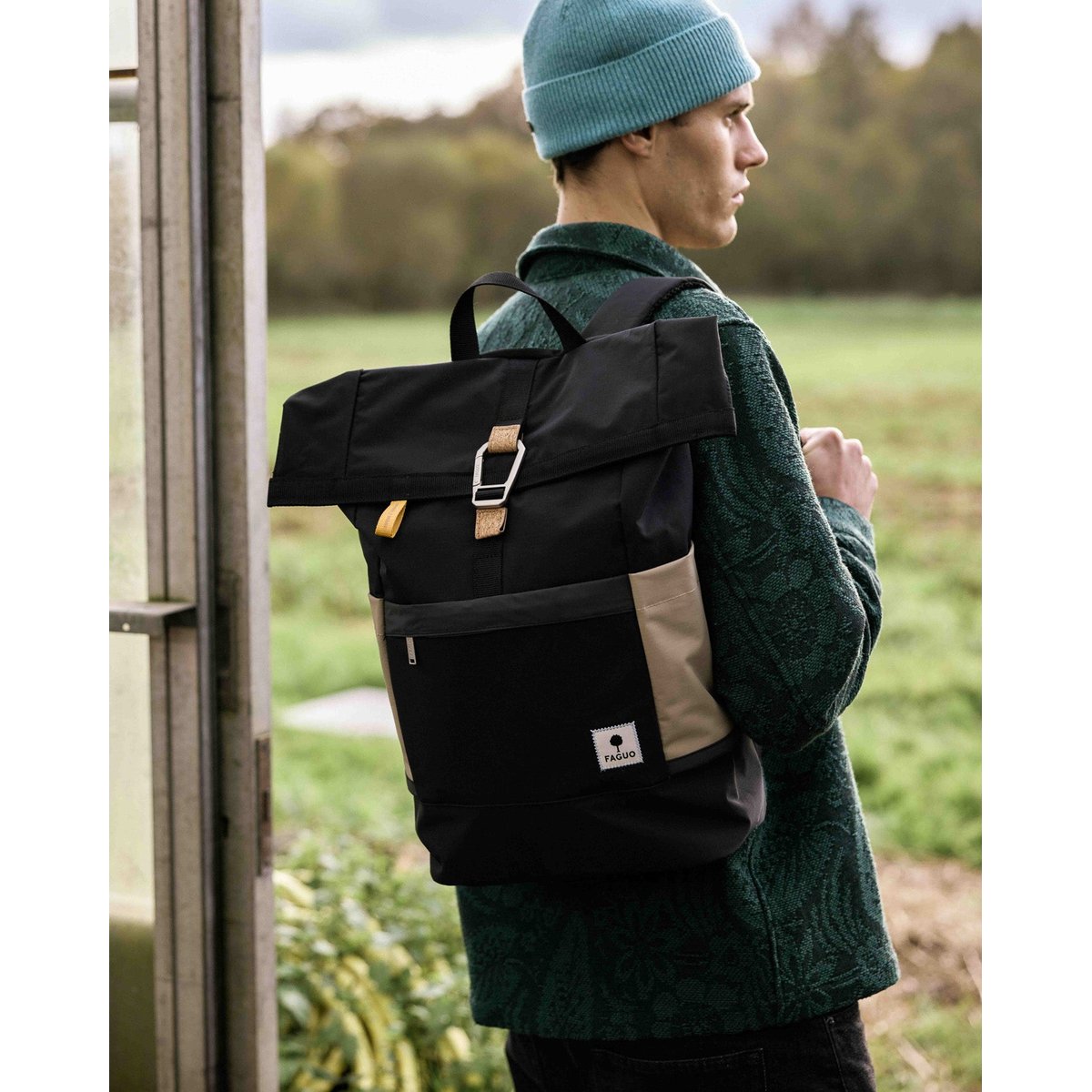 Sac CYCLING MEDIUM noir, FAGUO