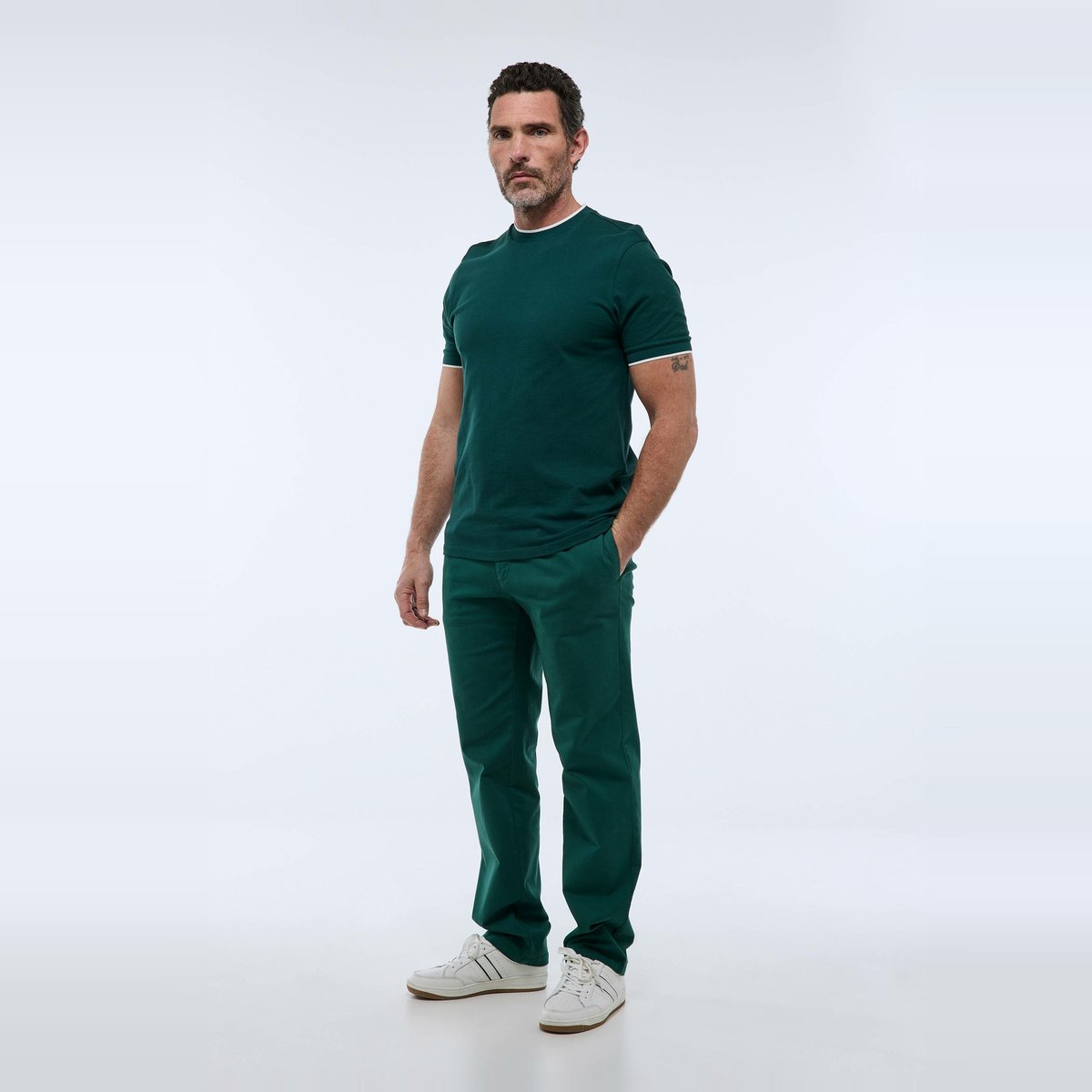 Pantalon de golf vert anglais, MONOPRIX