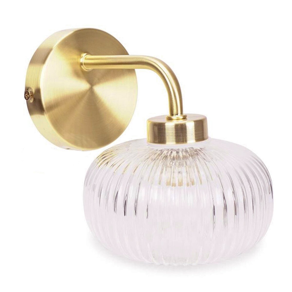 Arran Bathroom Wall Light in Brass gold-coloured, SO'HOME