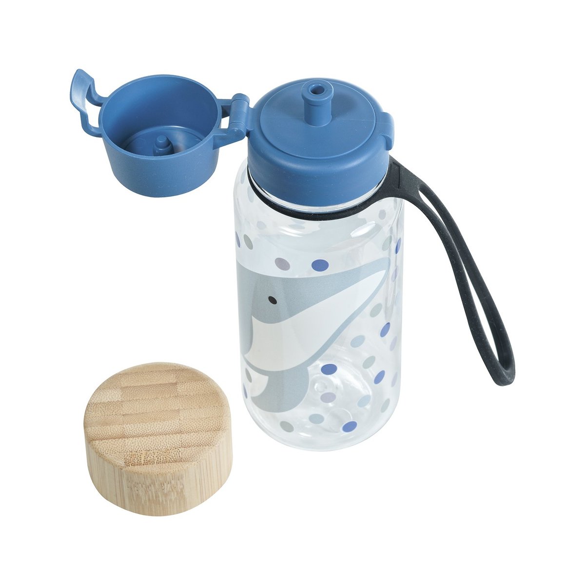 Gourde, Baleine aquamarin, KINDSGUT