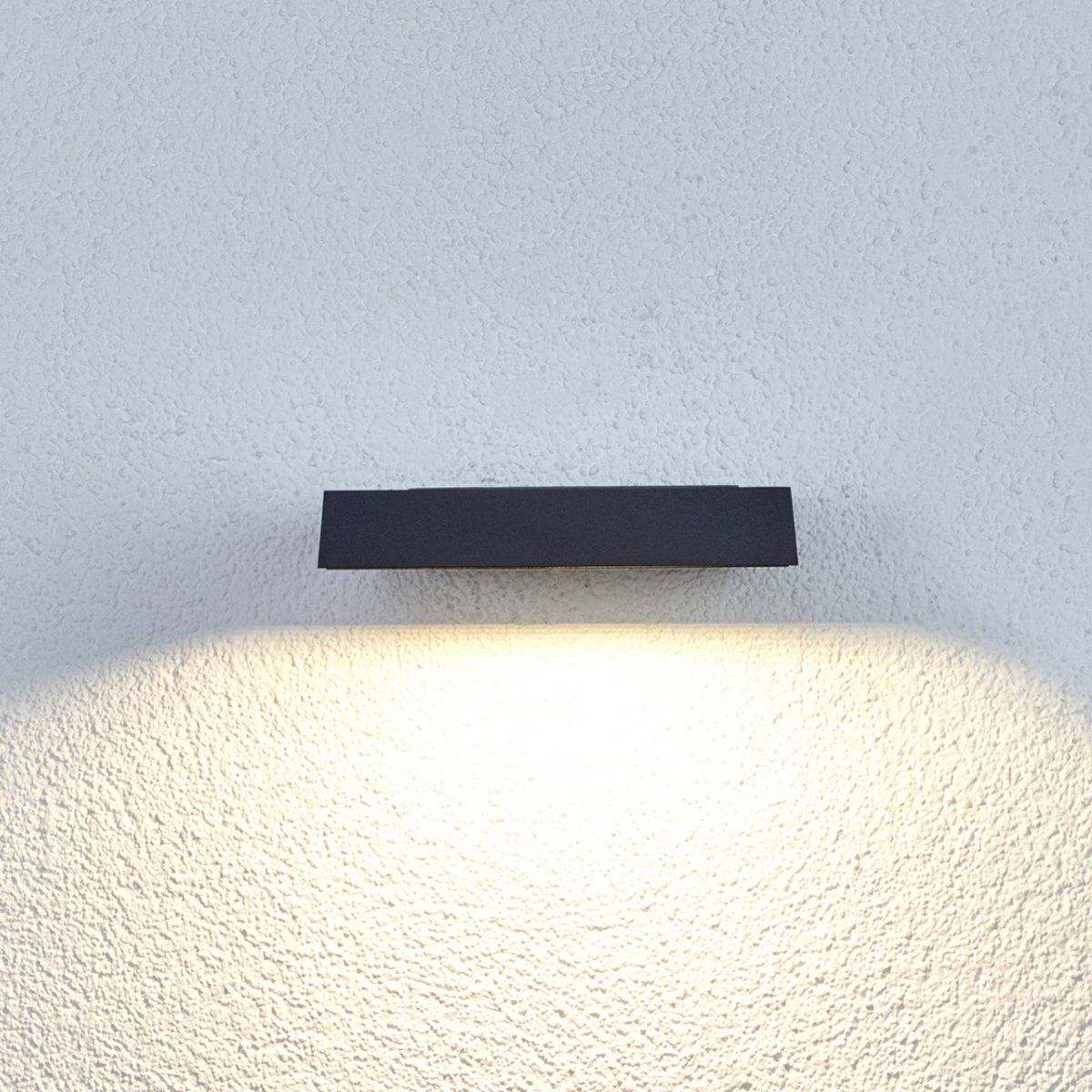 Luminaire extérieur en aluminium moderneLED anthracite, LUCANDE