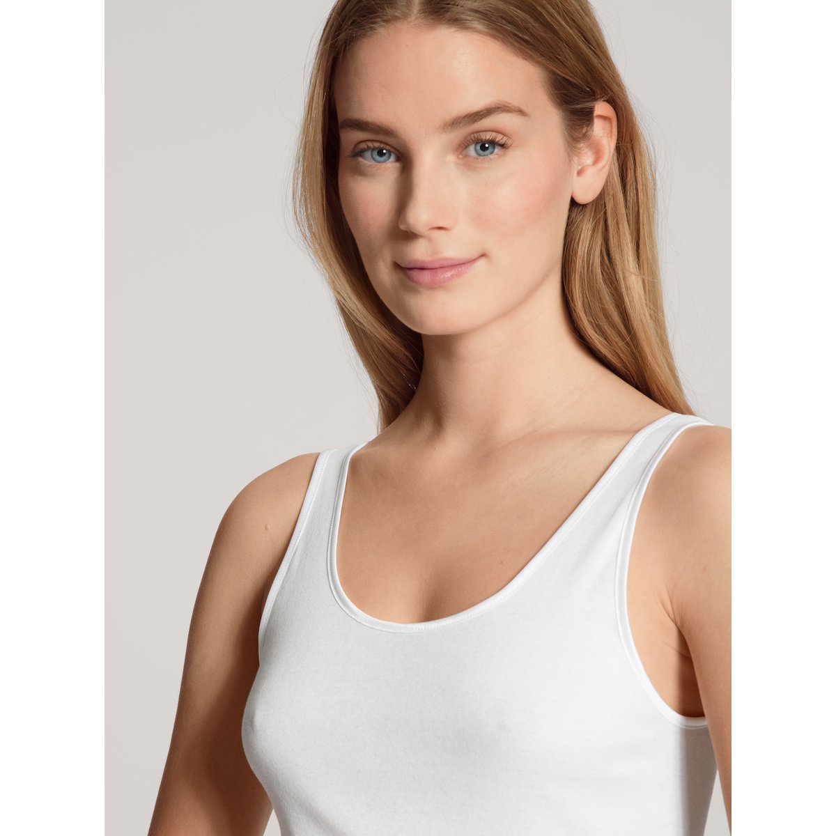 Débardeur sans manches Coton LIGHT blanc, CALIDA