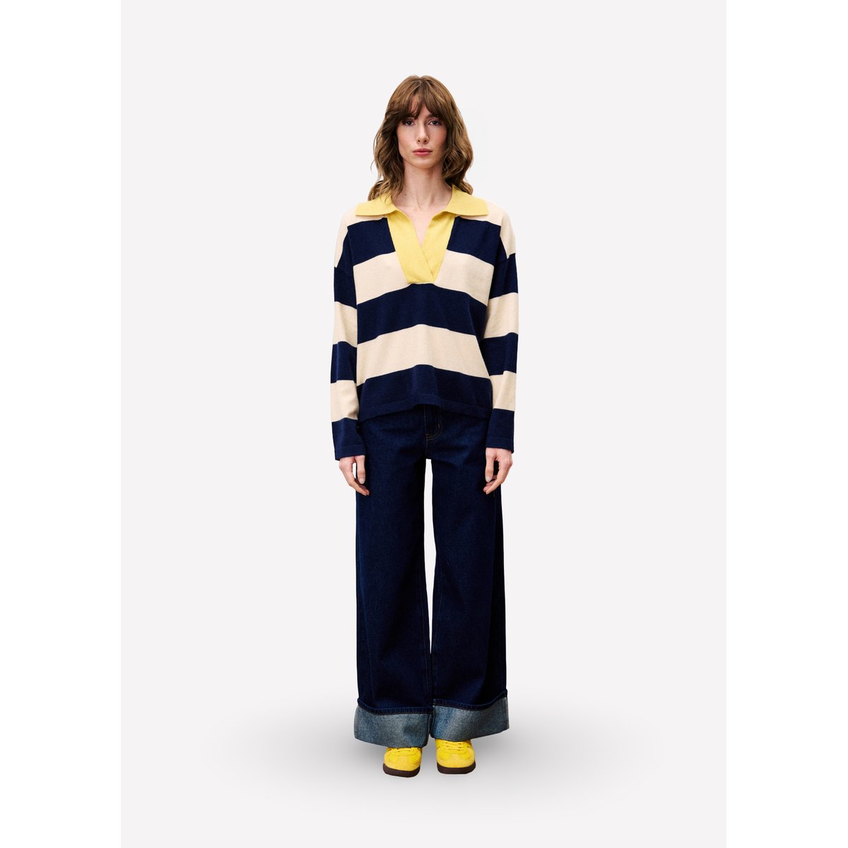 Jean en coton SUKI bleu nuit, FRNCH