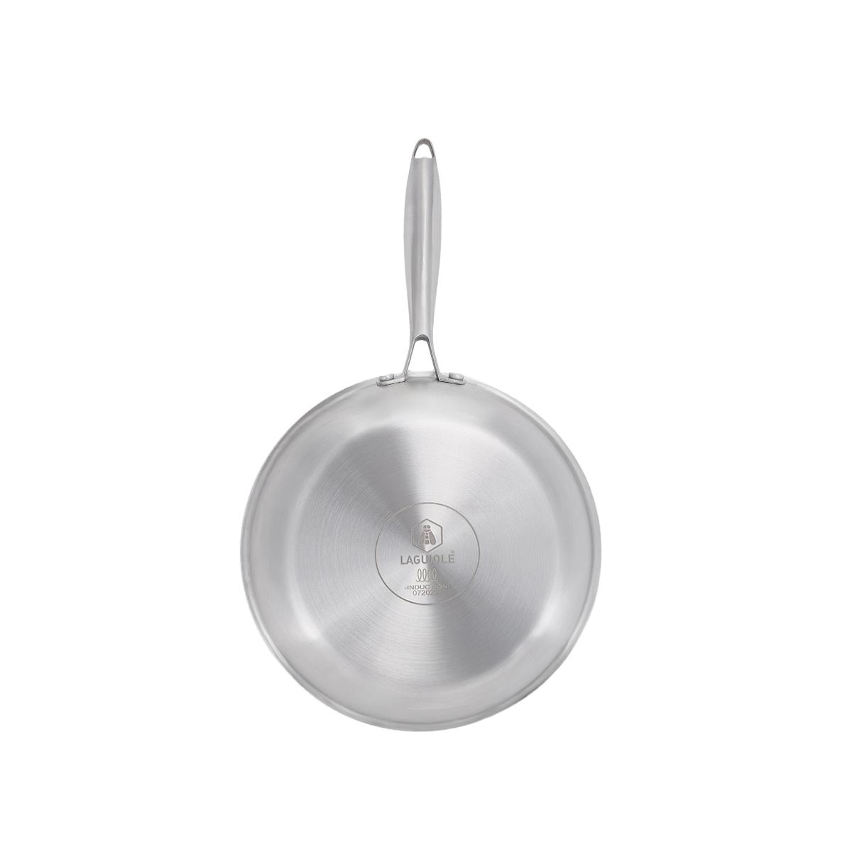 Poêle 20cm triplex - "BlackSteel" couleur unique, LAGUIOLE CUISSON