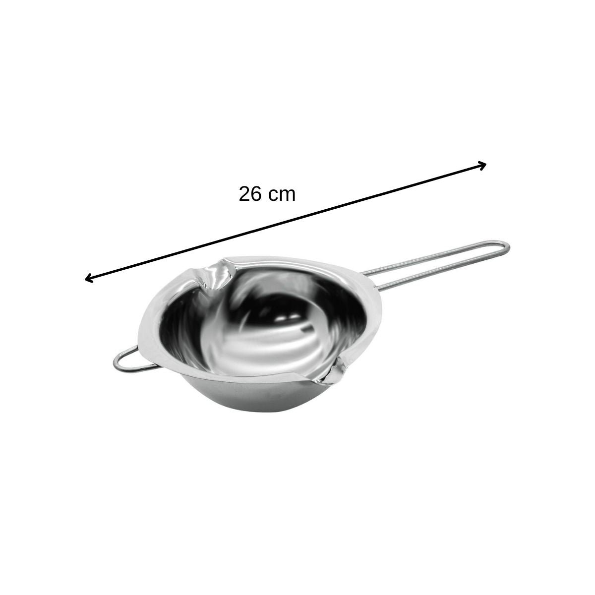 Ensemble de 2 Services à bain marie 26 cm pour chocolat gris, ZENKER