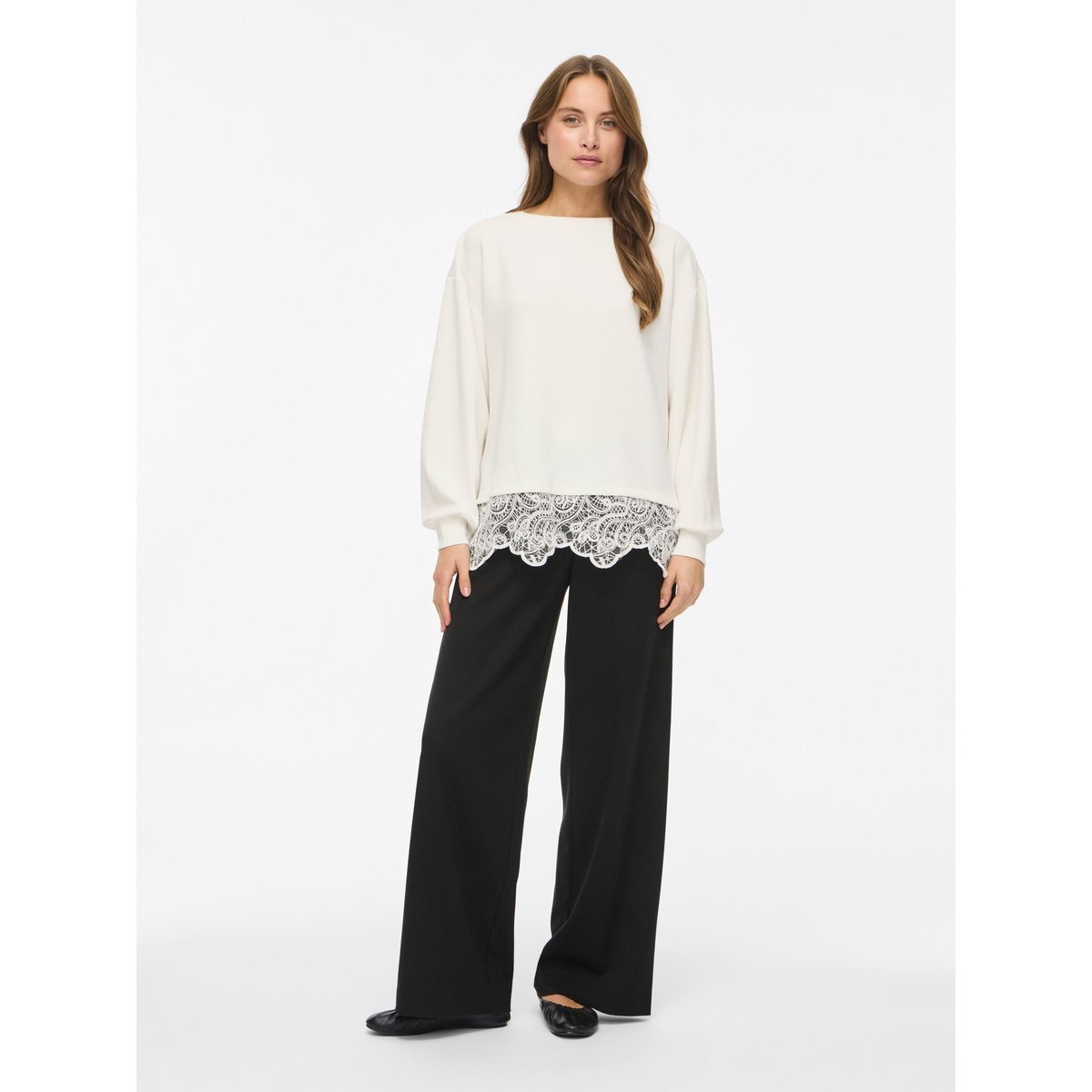 Sweat-Shirt blanc - cloud dancer1, VILA
