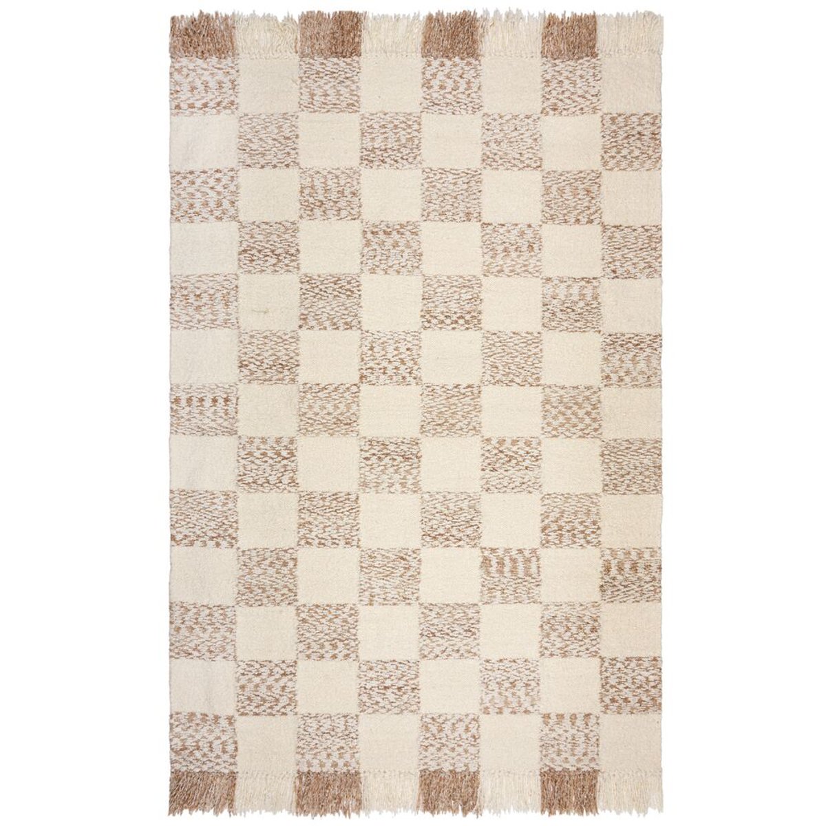 Tapis à damier CHECKBOARD beige, FLAIR RUGS