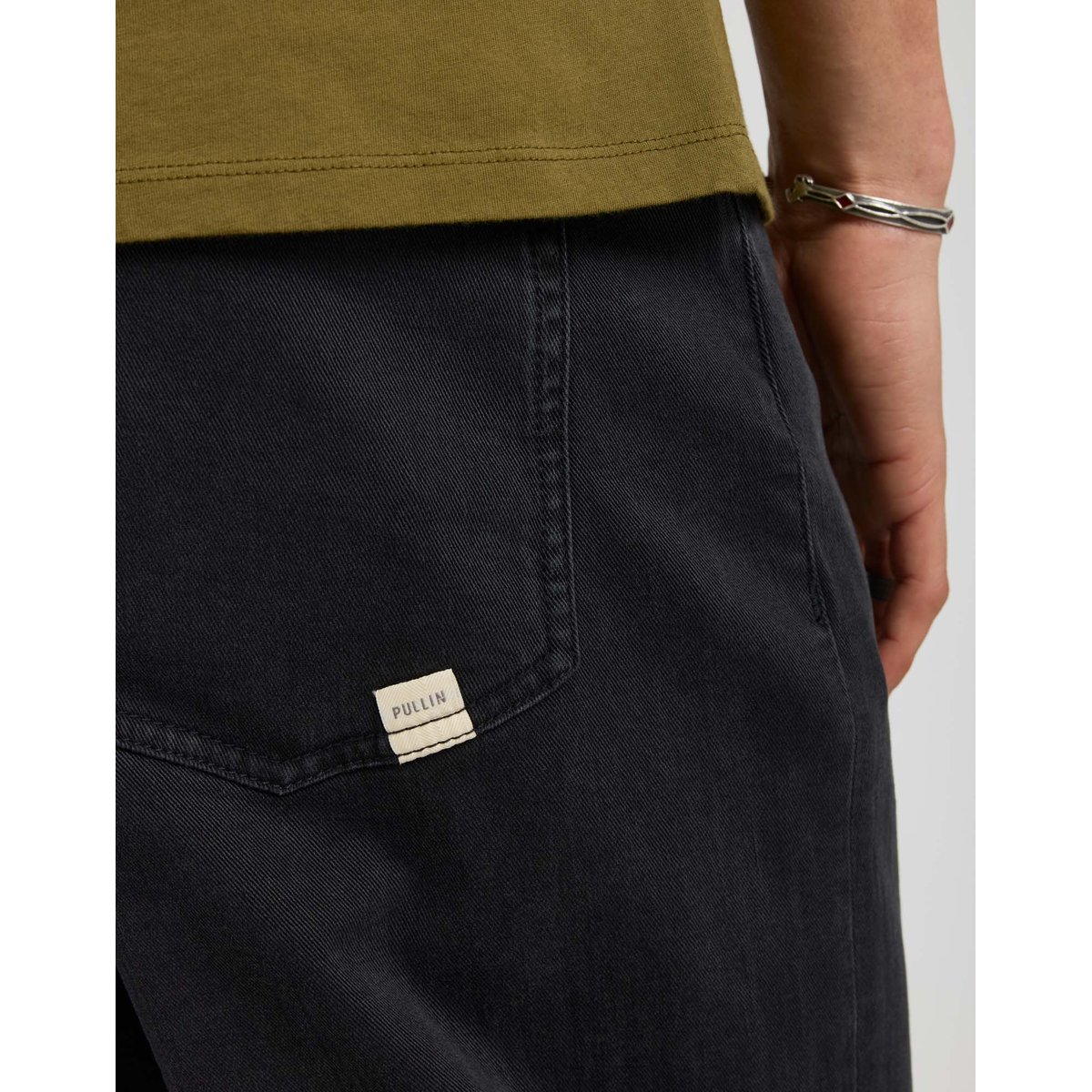 PANTALON MID LOOSE RISE noir, PULLIN