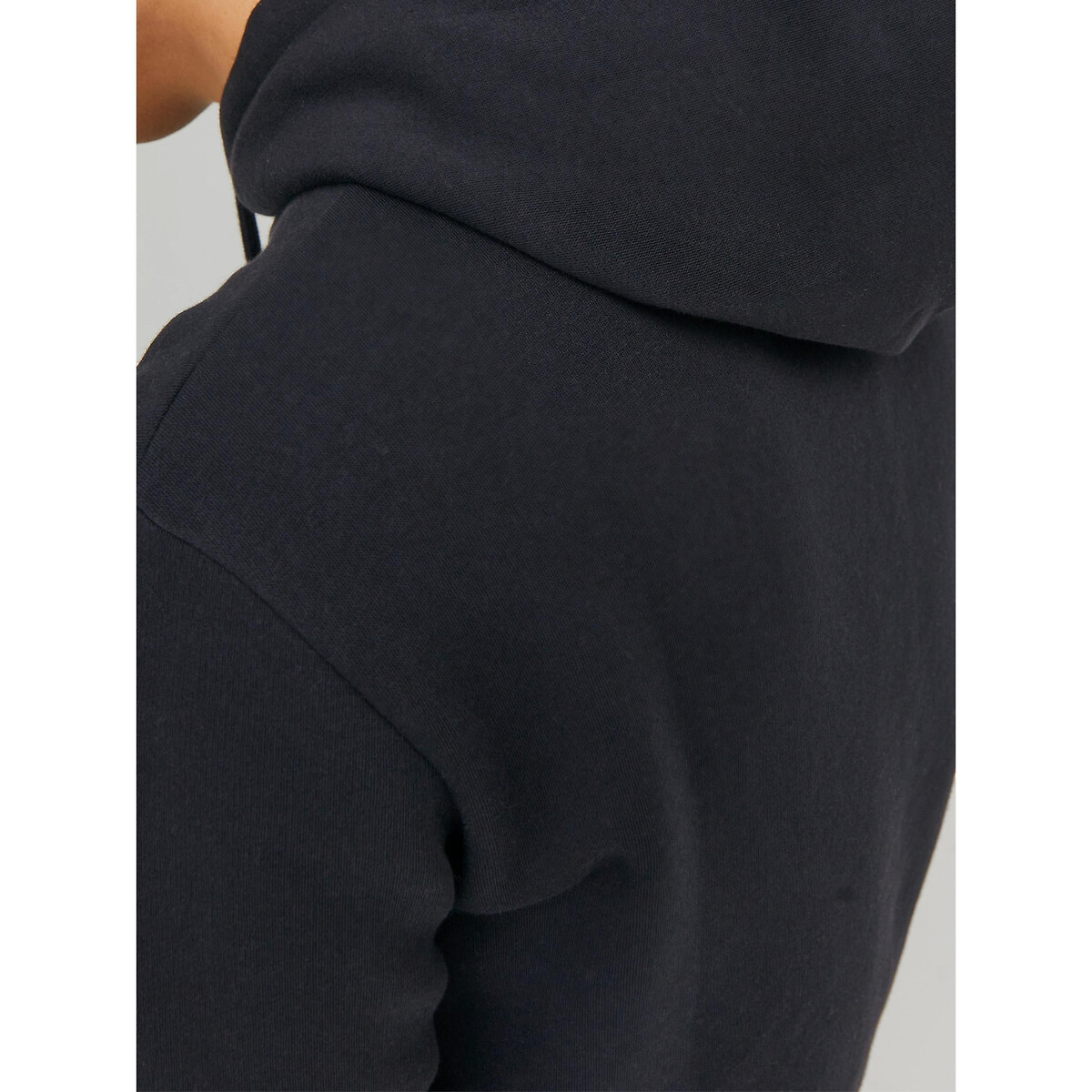 Sweat à capuche avec logo noir, JACK & JONES