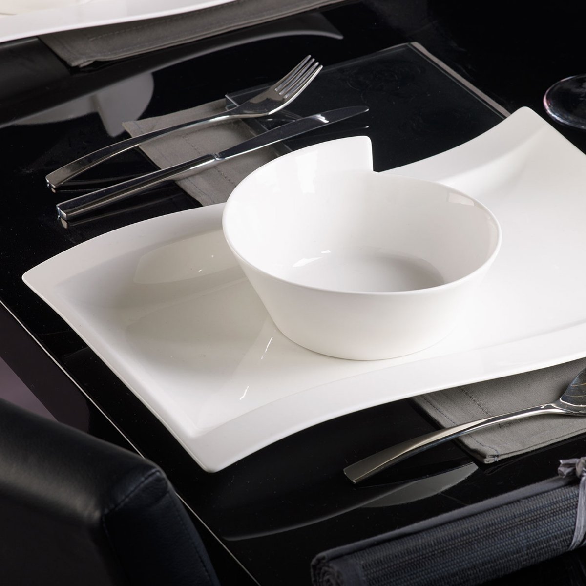 Assiette Gourmet NEWWAVE blanc, VILLEROY & BOCH