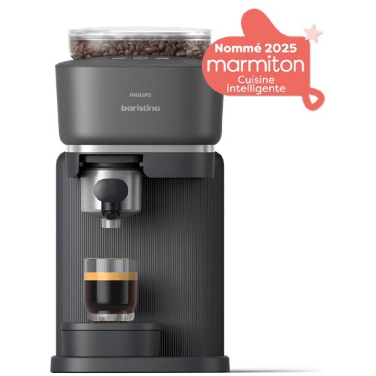 Machine à expresso Baristina BAR300/60 cafetière à grain Noire couleur unique, PHILIPS