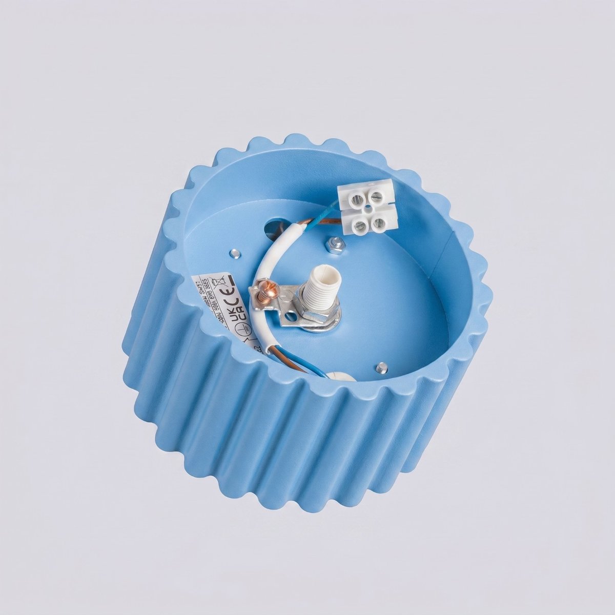 Plafonnier Aluminium Bleu Gx53 1 AURA bleu, EDEN