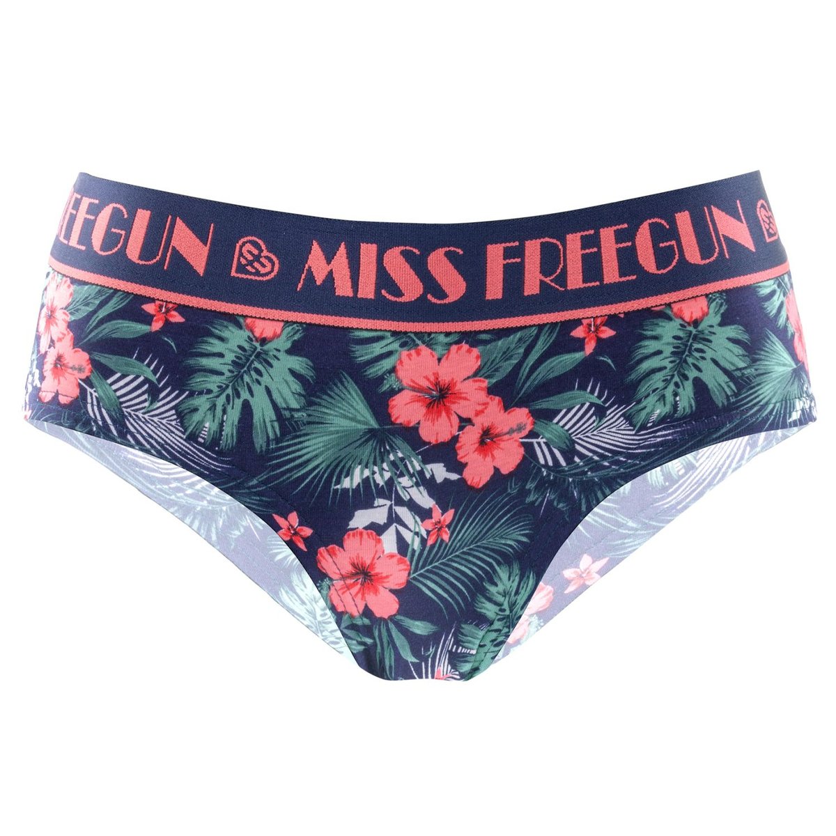 Lot De 3 Culottes Tropical rouge/rose/bleu, FREEGUN
