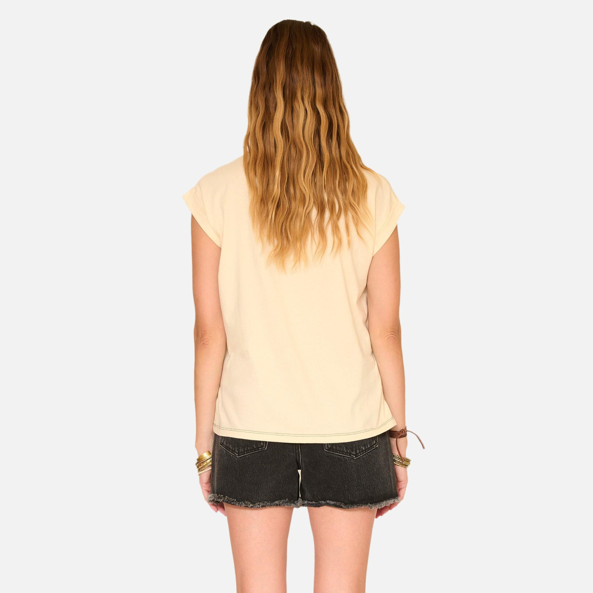 Tee shirt TAMUSE 26s naturel, MKT STUDIO