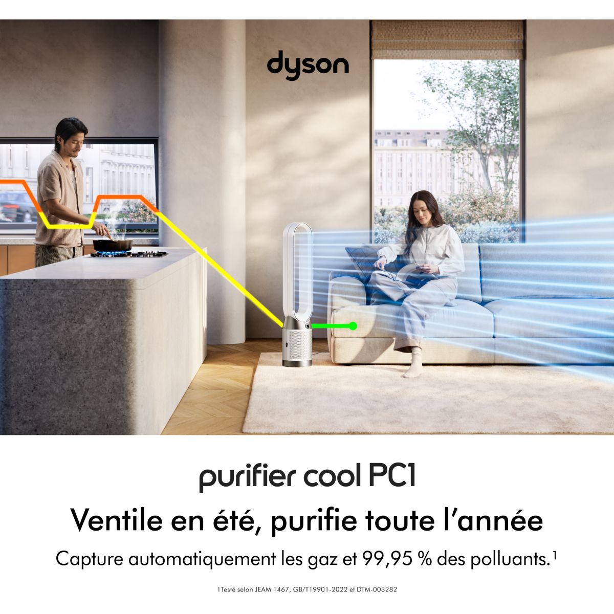 Purificateur d'air, ventilateur Cool PC1 - TP11 couleur unique, DYSON