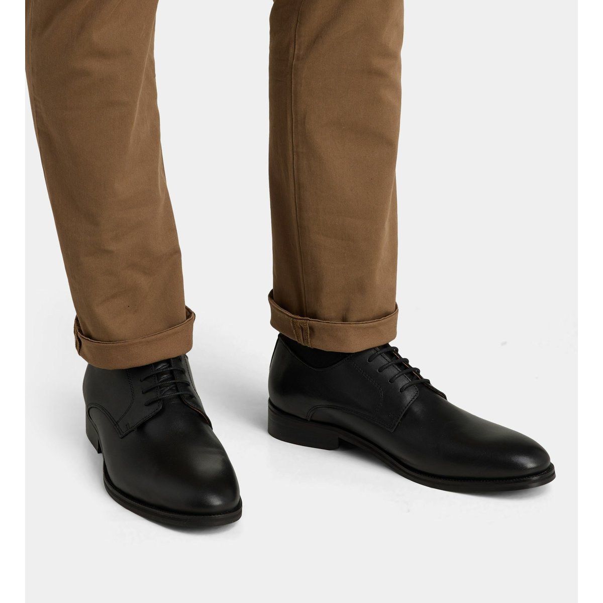 Derbies maxime cuir noir, COMPTOIR GL