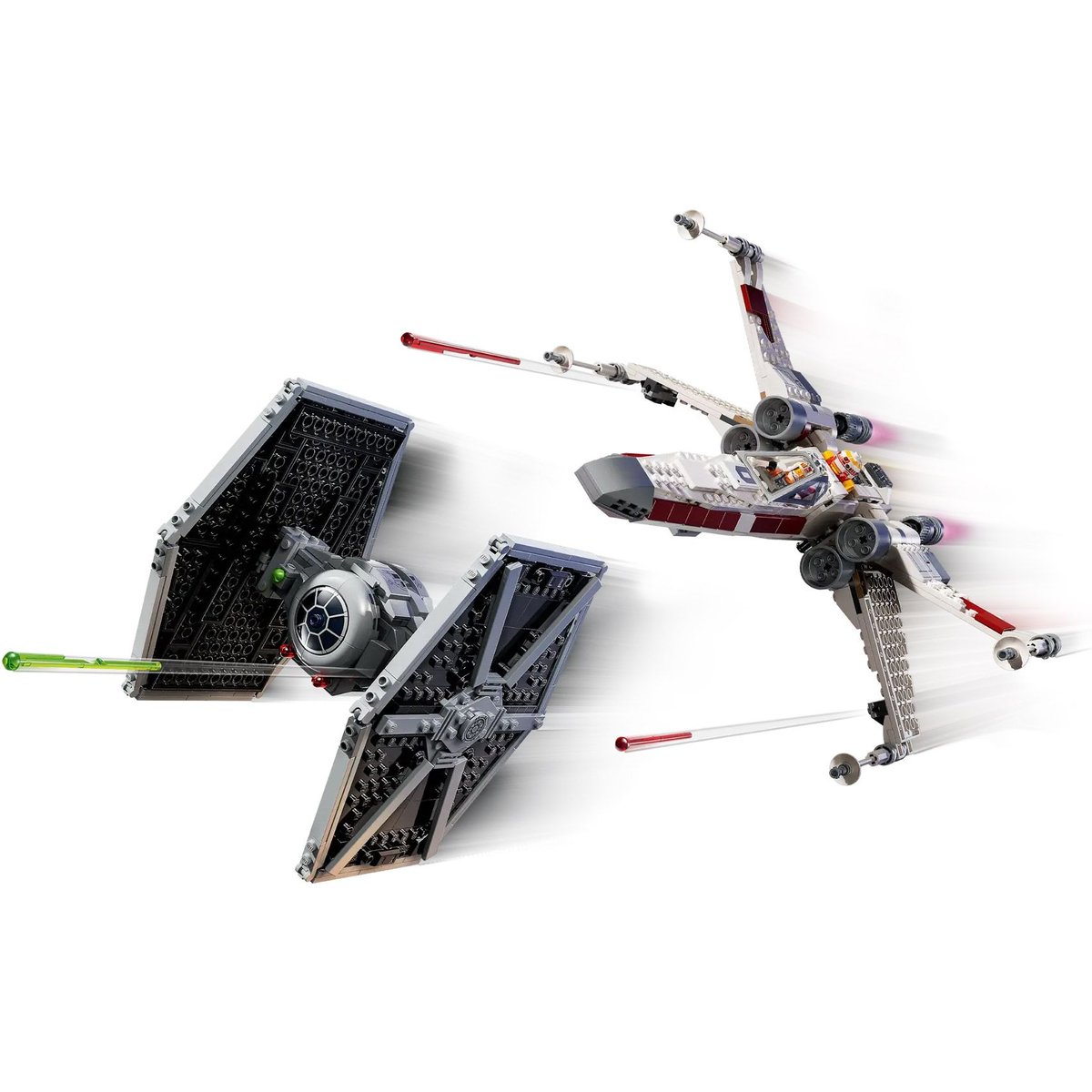 LEGO Star Wars : Set de construction TIE Fighter et X-Wing - 75393 multicolore, LEGO