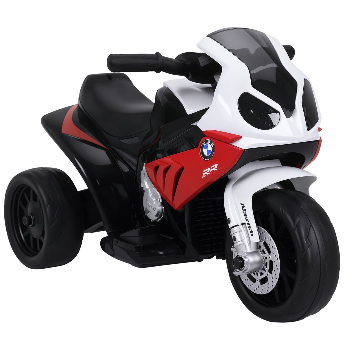 Moto électrique à conducteur assis PP Bleu rouge, HOMCOM