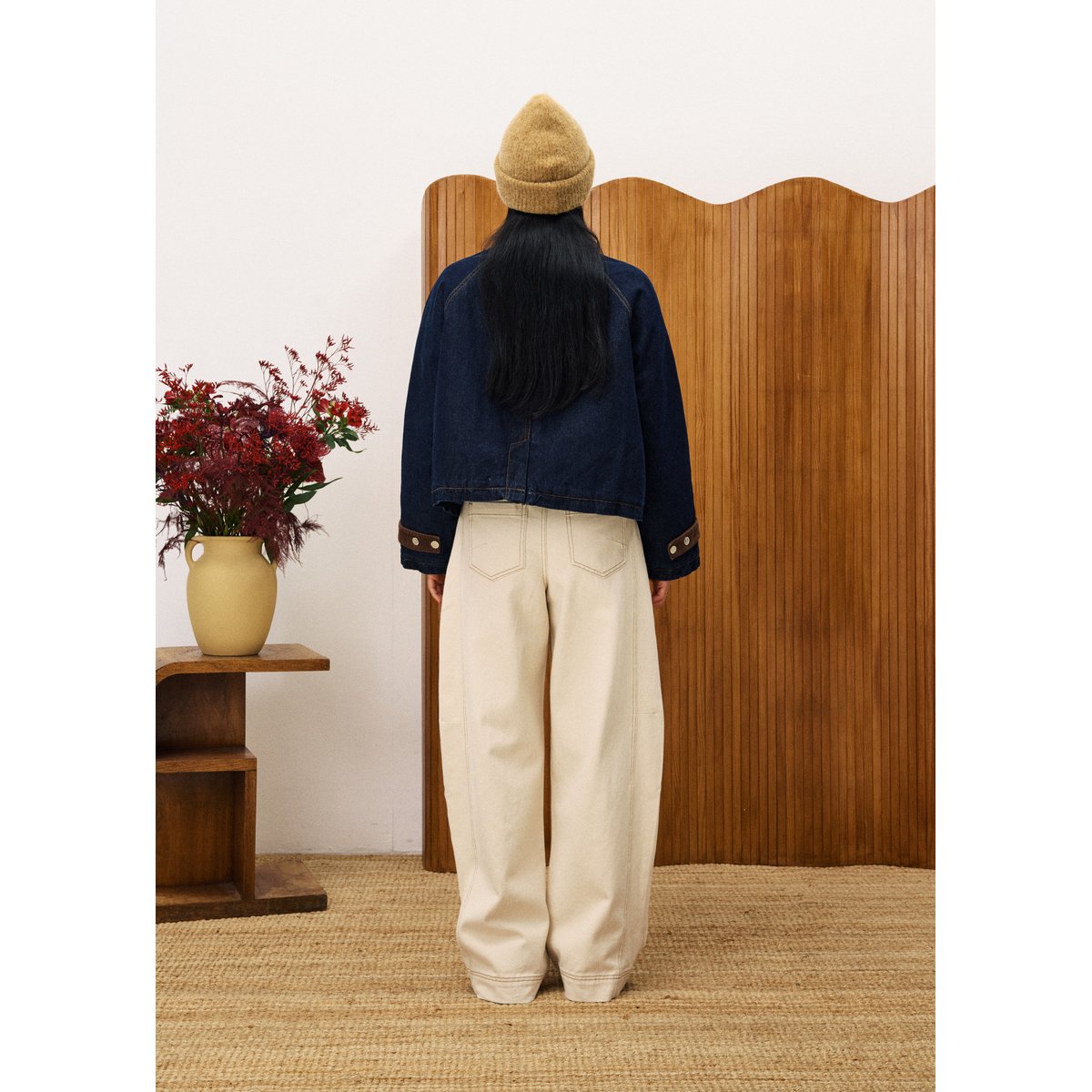 Veste en coton ZOLA bleu nuit, FRNCH
