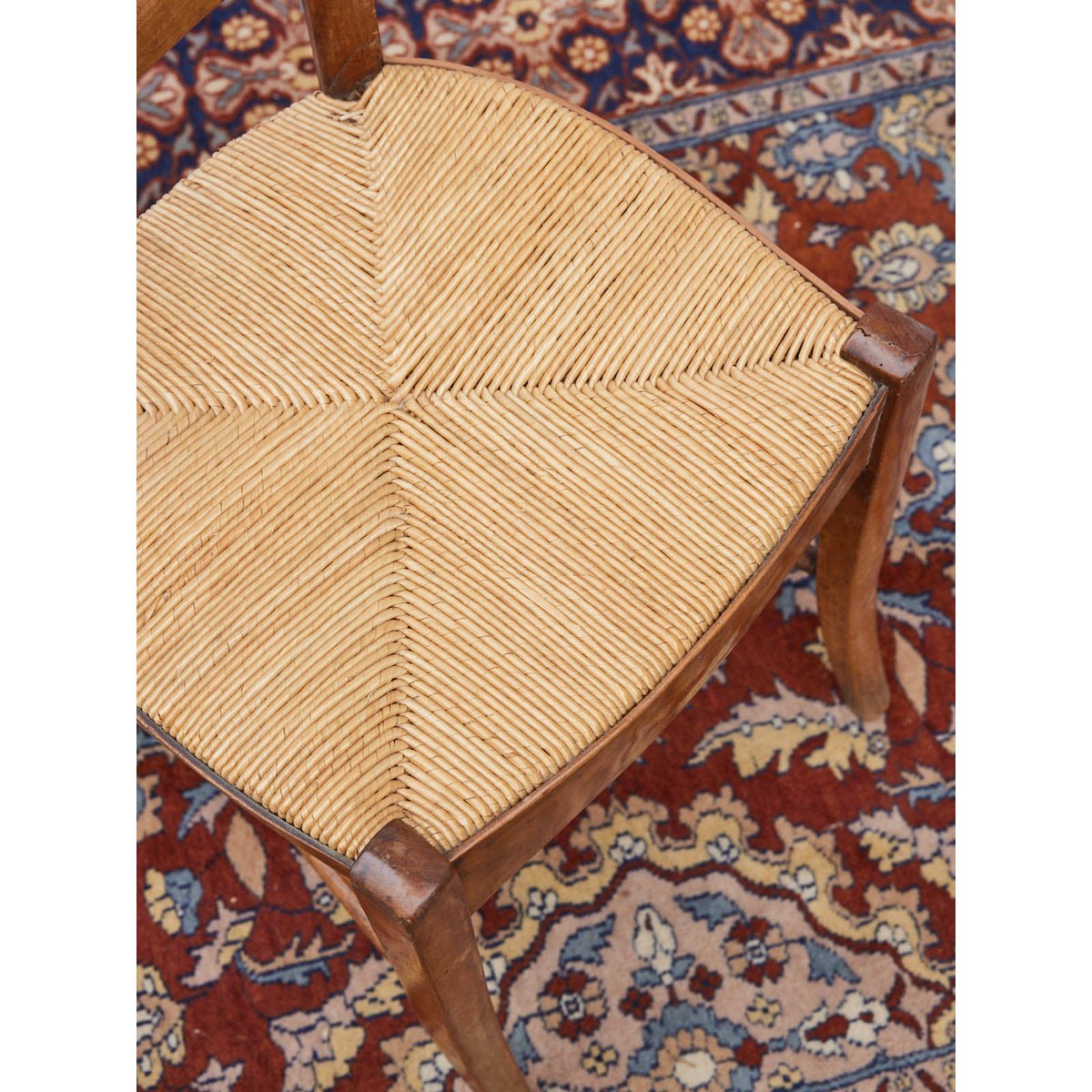 Paire de chaises en bois vintage Claude N°1439 - Bon état bois clair, DEBONGOUT