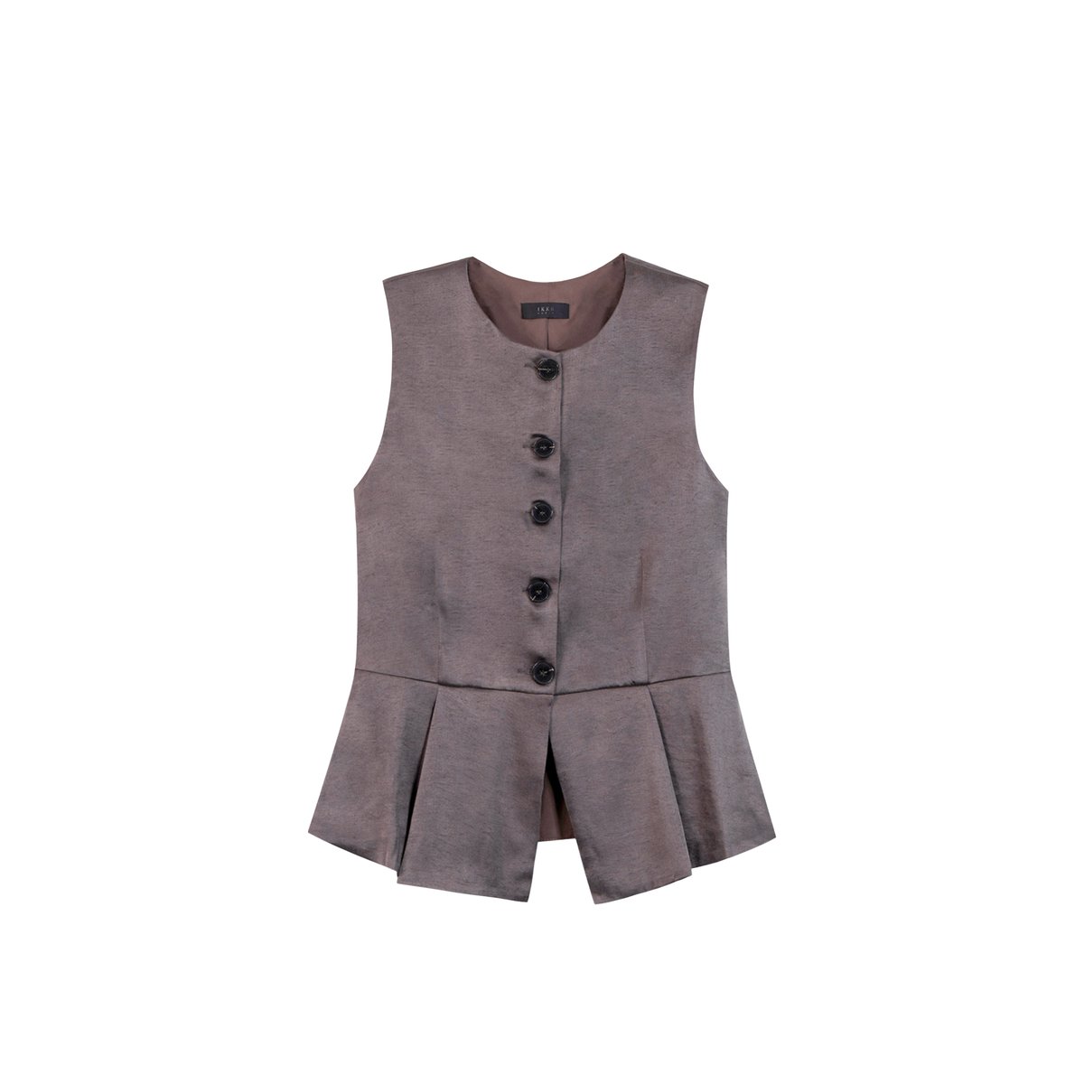 Gilet de costume sans manches Lyocell® gris foncé, IKKS