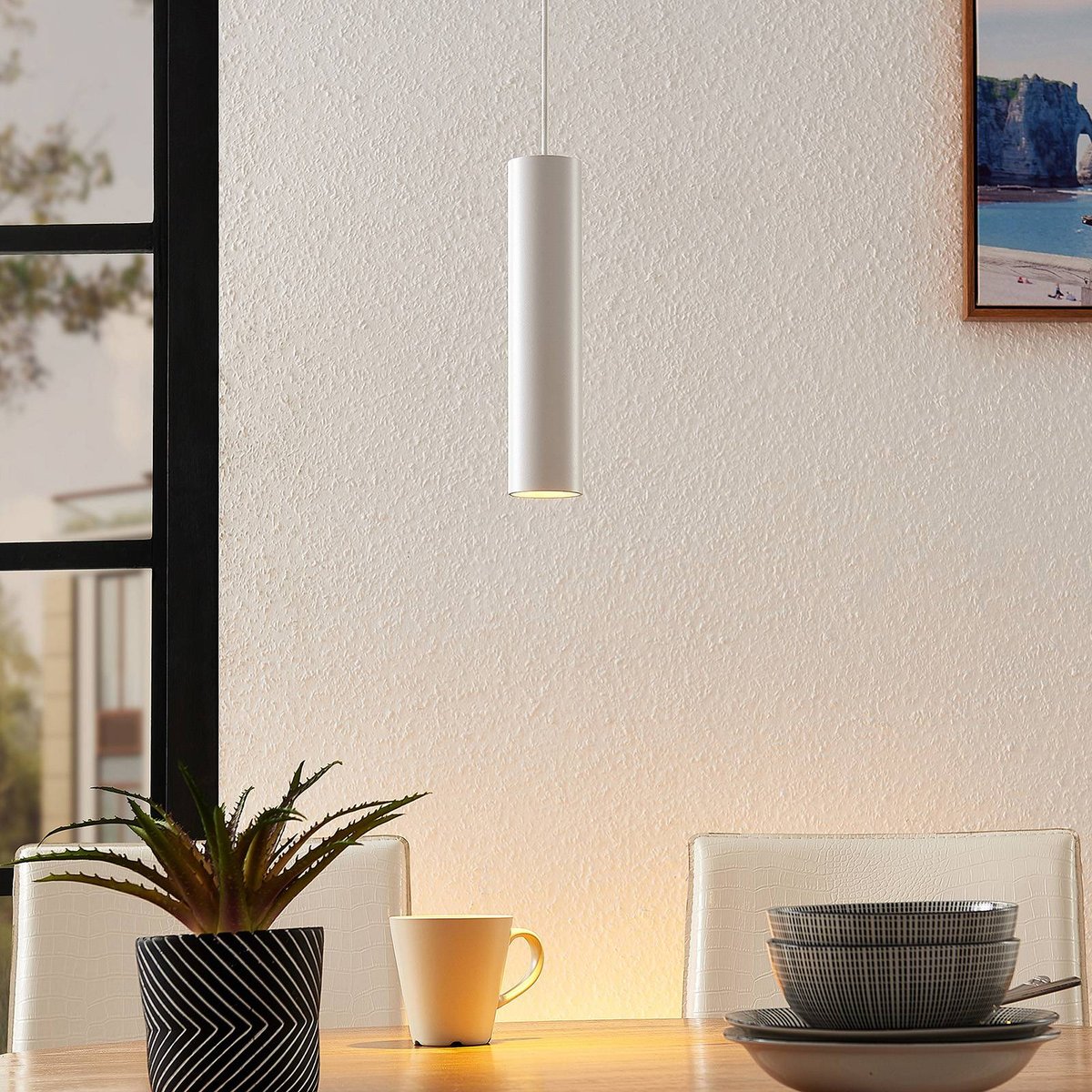 Suspension en aluminium moderne, Ejona blanc, ARCCHIO