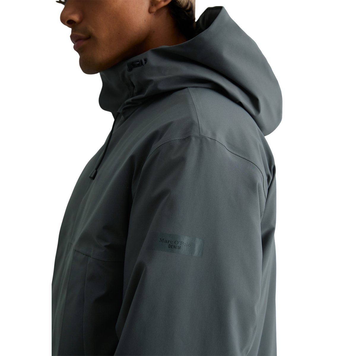 Parka technique coupe régulière légèrement rembourré gris, MARC O’POLO DENIM