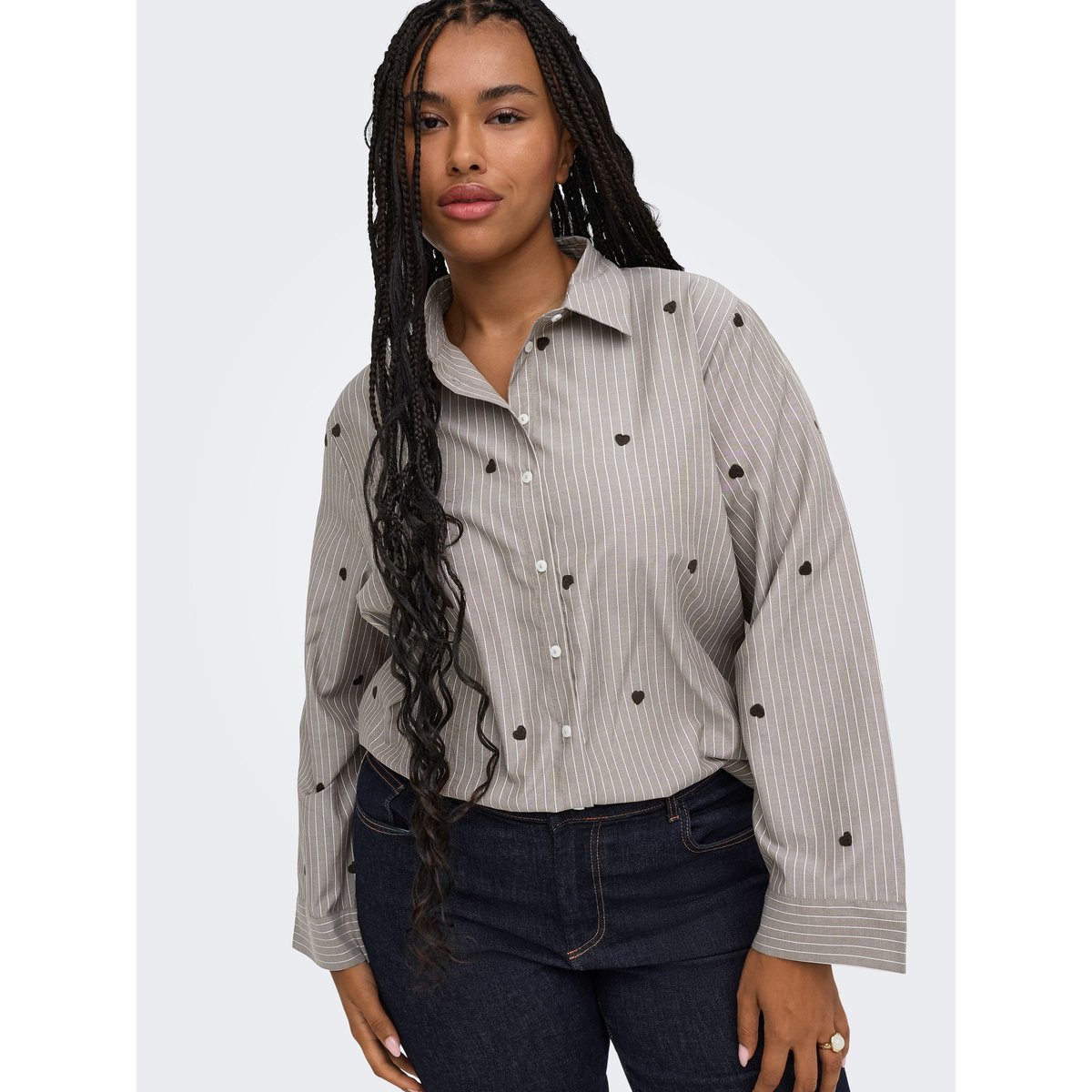 Chemise coffee bean, ONLY CARMAKOMA