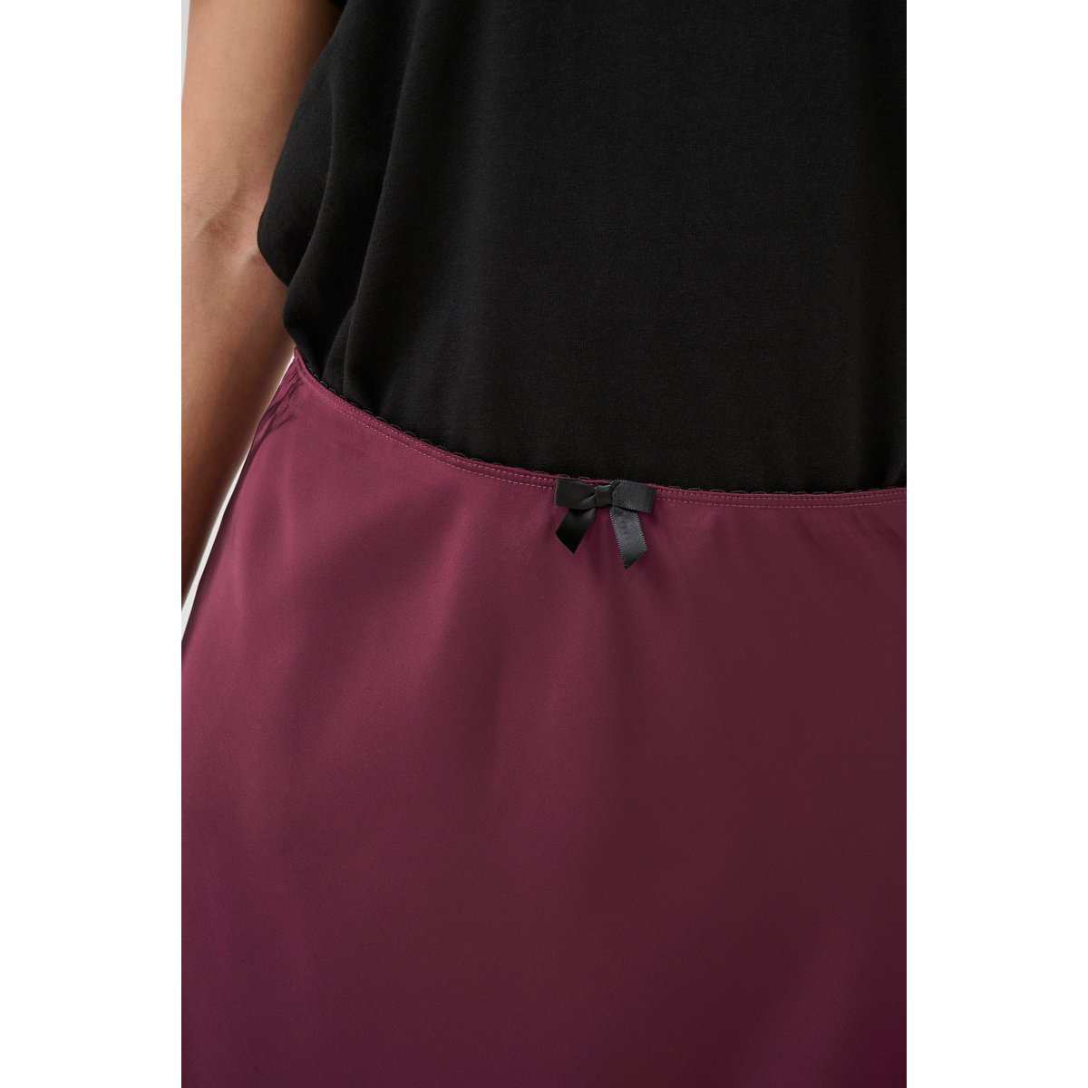 Jupe - tissage léger bordeaux windsor wine, KAFFE