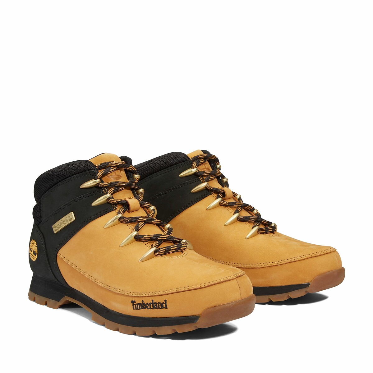 Boots en cuir EURO SPRINT MIDE LACE camel/noir, TIMBERLAND