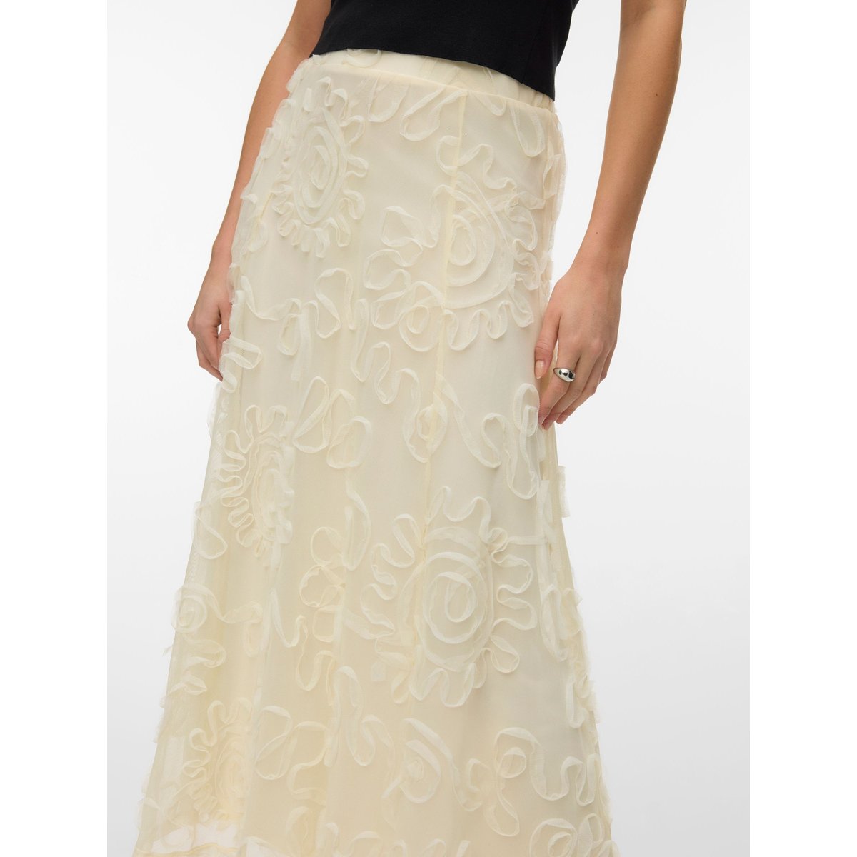 Jupe beige - pistachio shell, VERO MODA