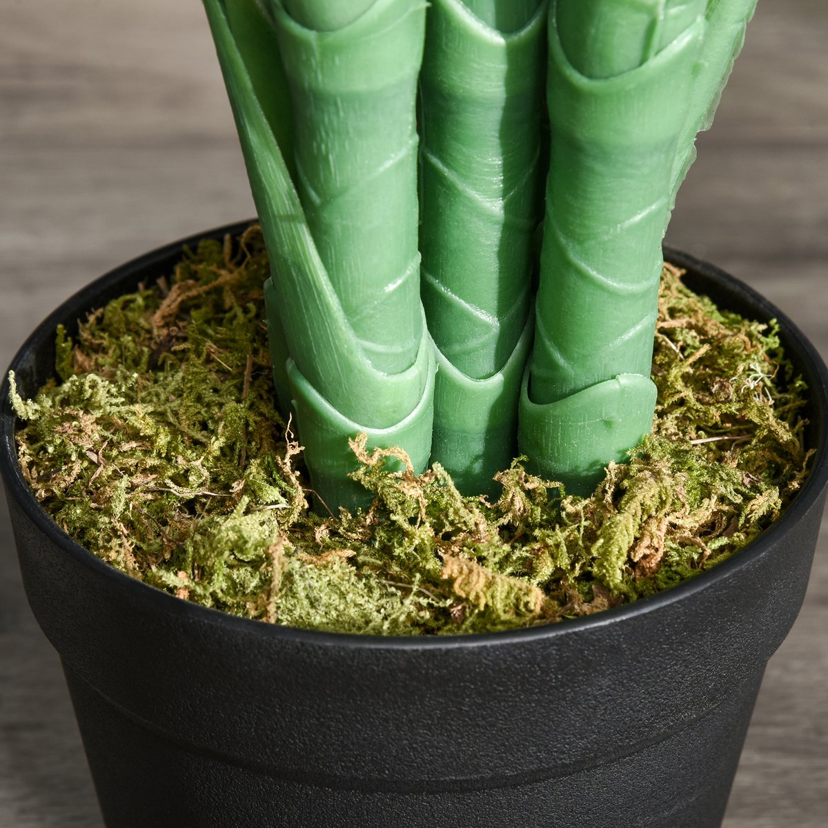 Palmier artificiel PE Vert vert, OUTSUNNY