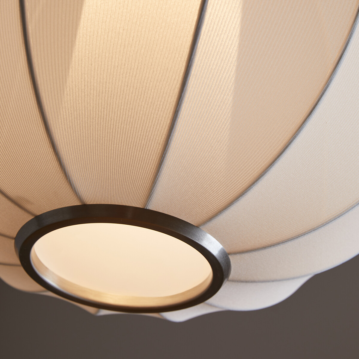 Suspension lampion rond en maille, Satchi blanc, AM.PM