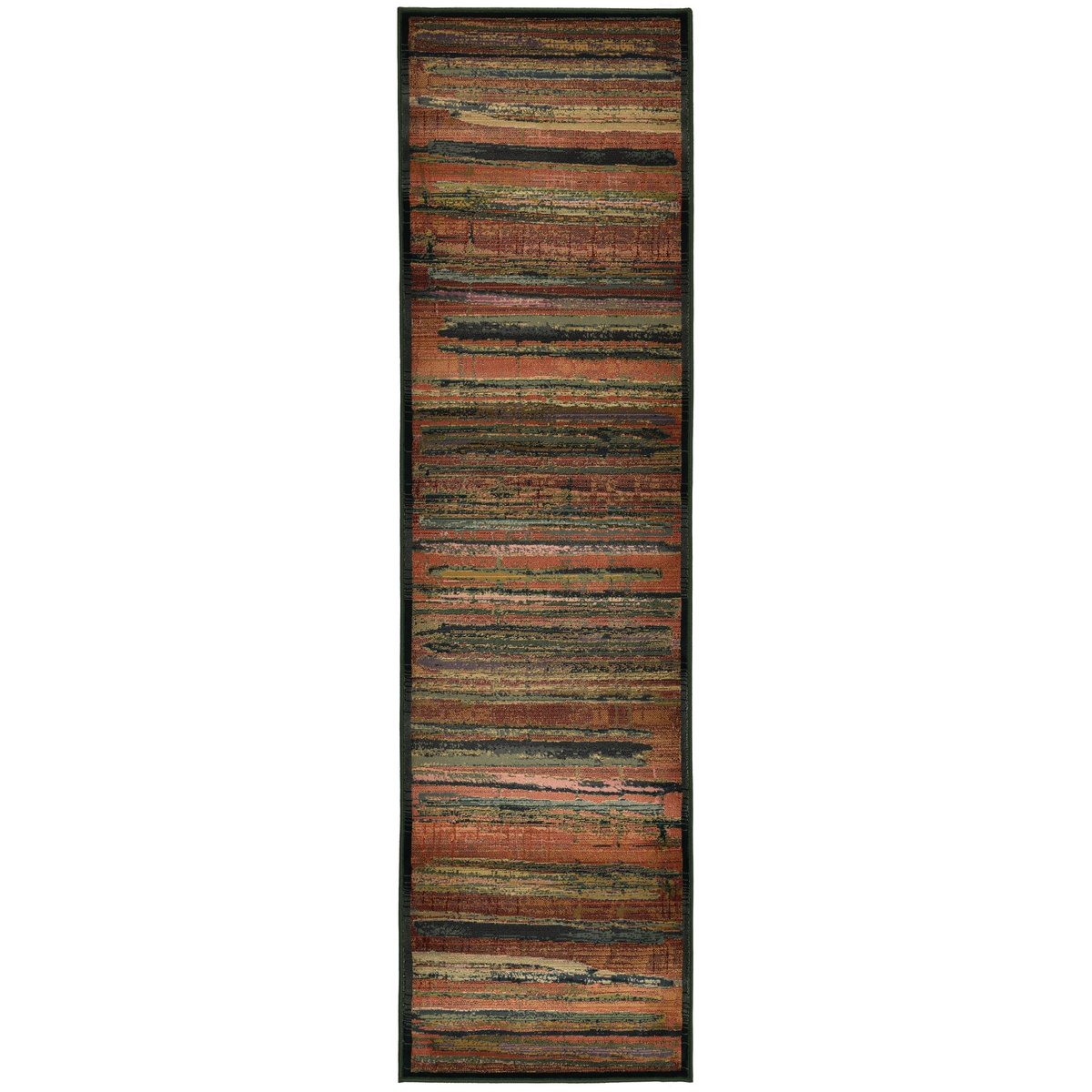 Tapis tissé à rayures - GABIRO multicolor, THEKO