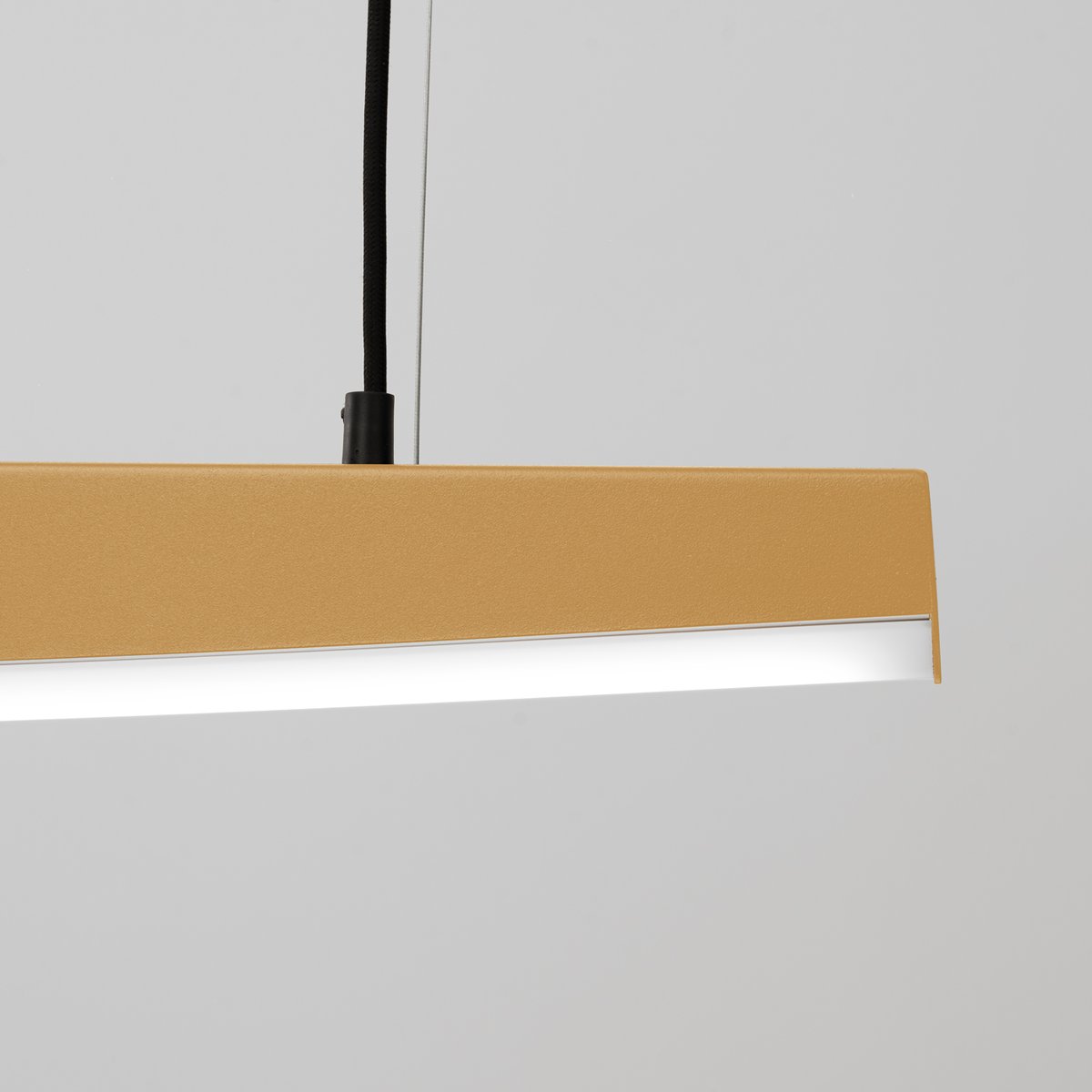 Suspension Acier Doré LED 1 Jorun doré, EDEN