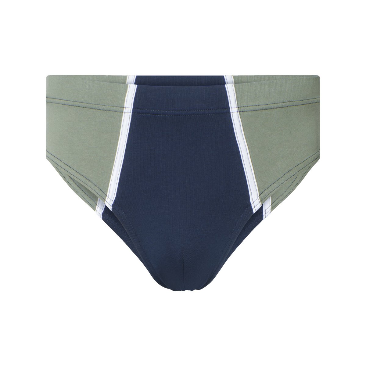 Lot de 4 slips WASMUT olive bleu foncé, JAN VANDERSTORM