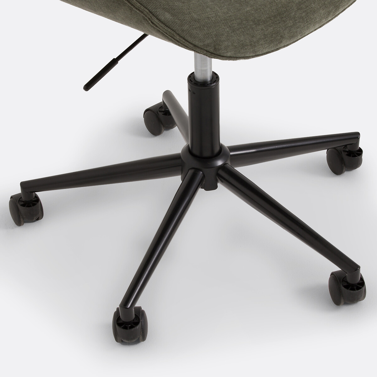 Fauteuil de bureau rotatif à roulettes, Tanaël vert eucalyptus, LA REDOUTE INTERIEURS